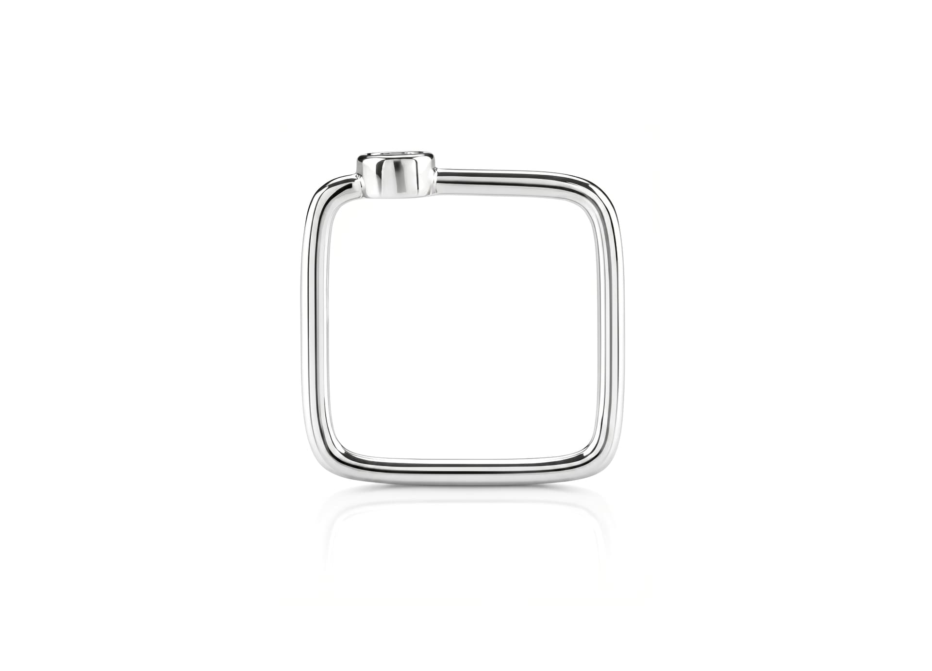 Кольцо из серебра 925 с кубическим цирконием