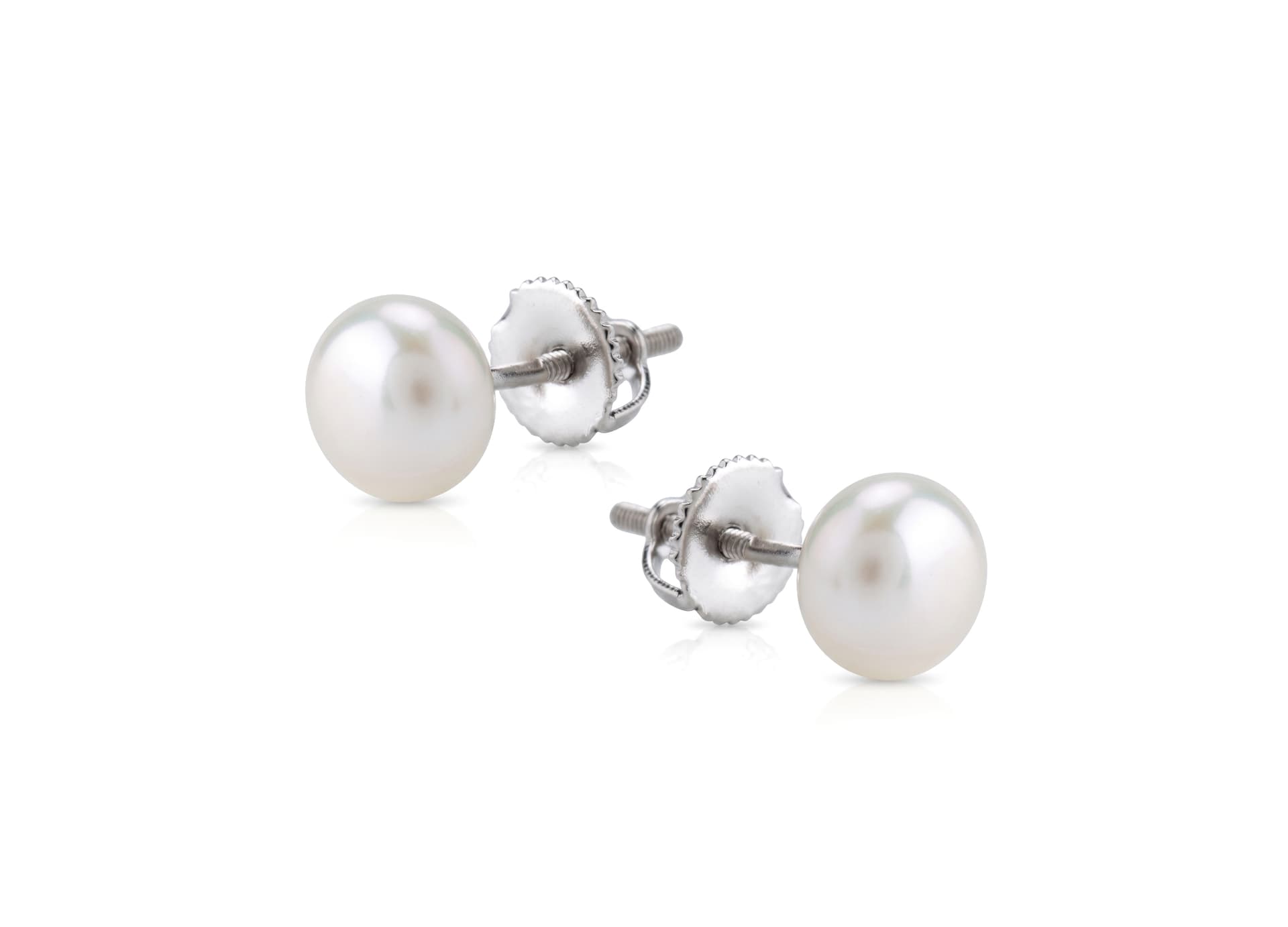 Серьги из серебра 925 с жемчугом