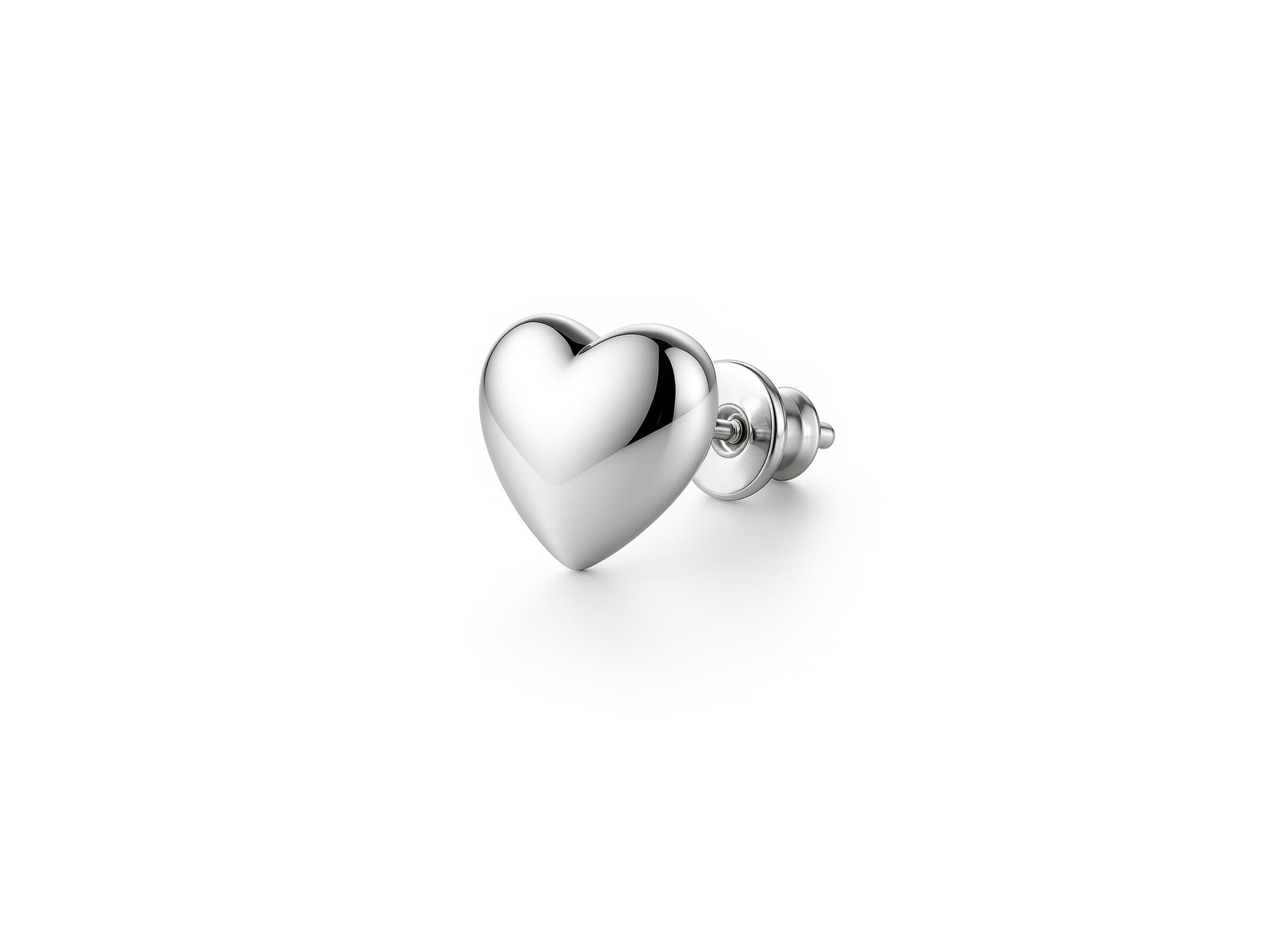 Серьги из серебра 925 без вставки