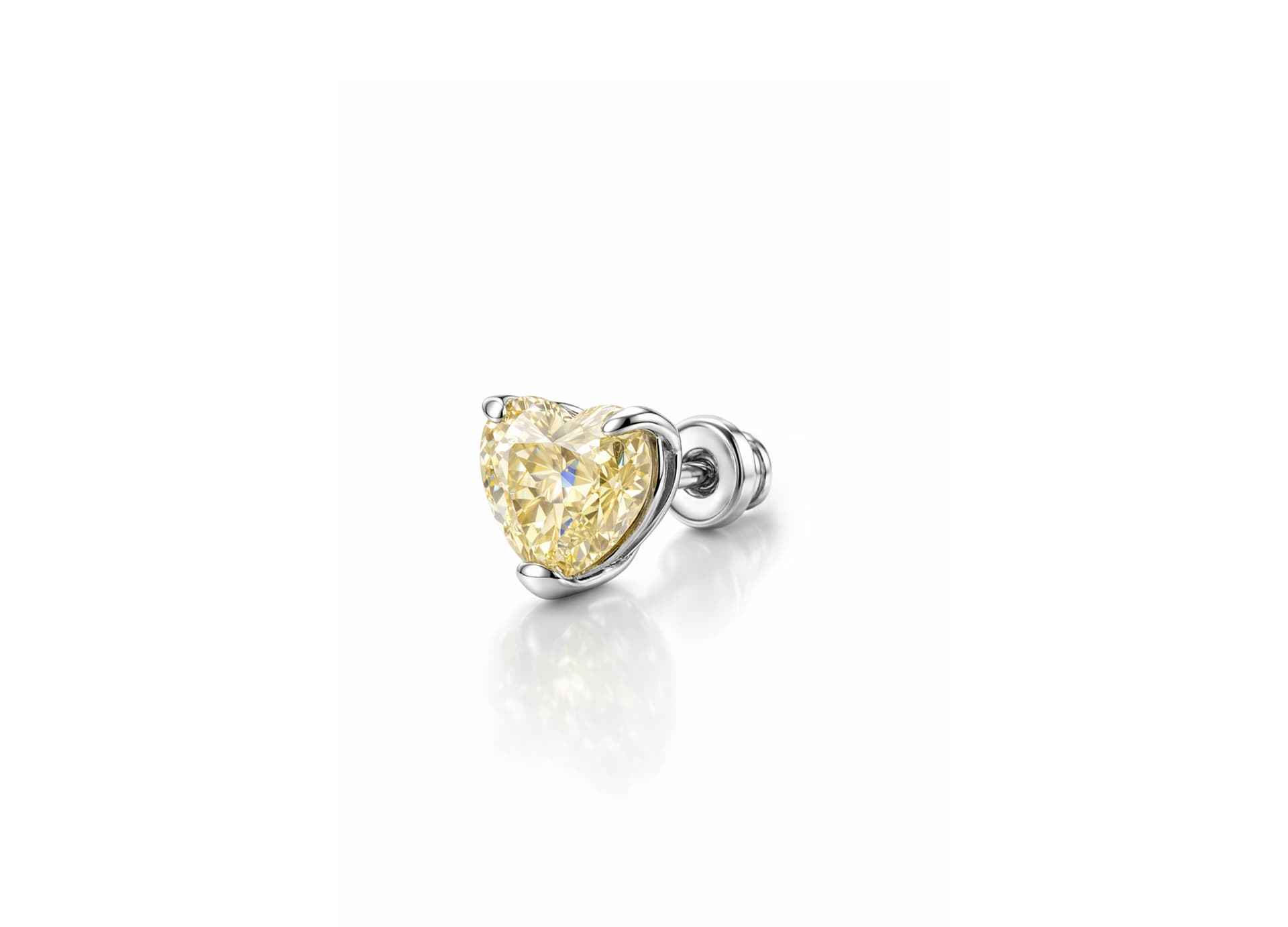 Серьги из серебра 925 с бриллианитами