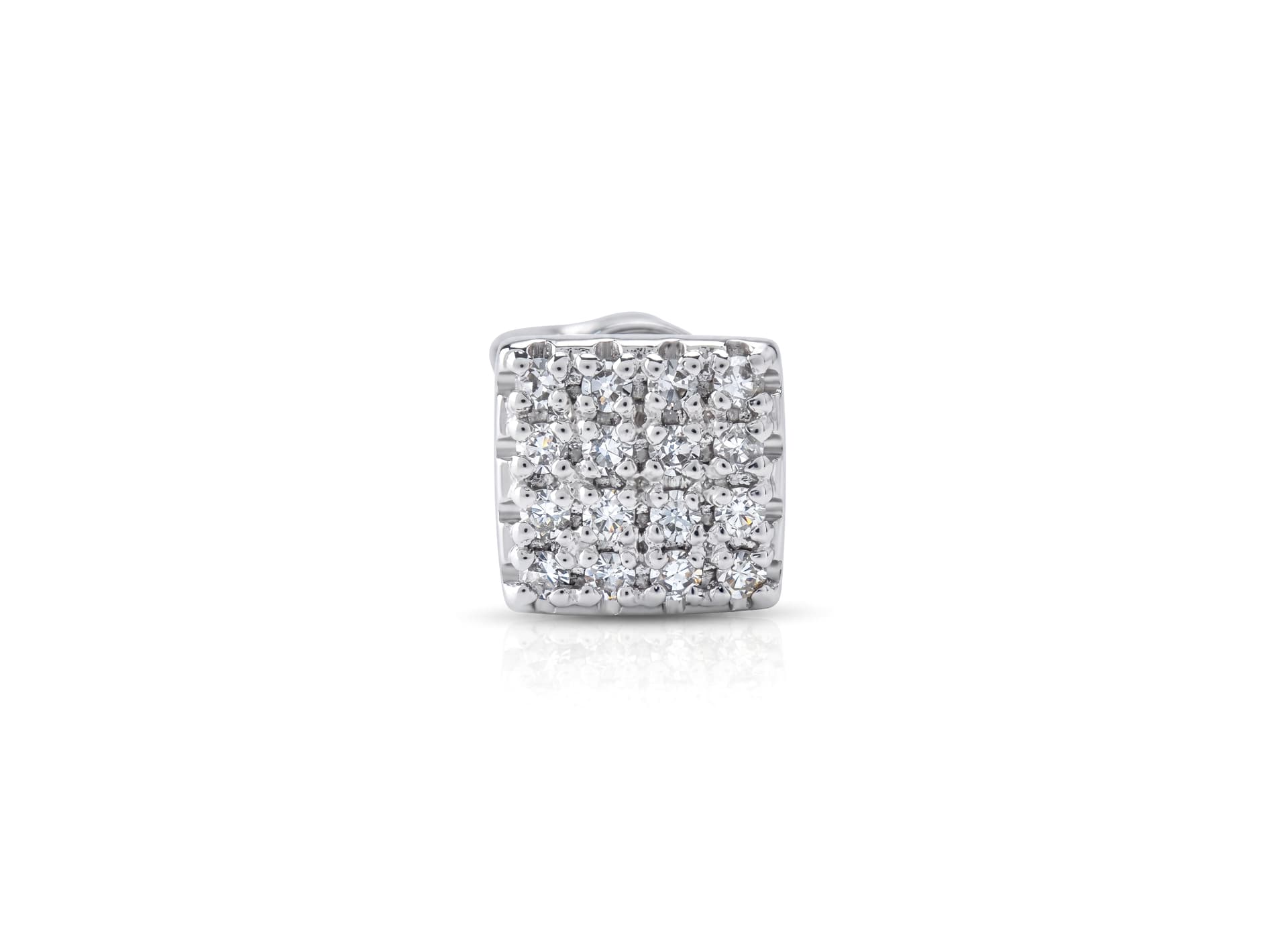Серьги из золота 585 с бриллиантами