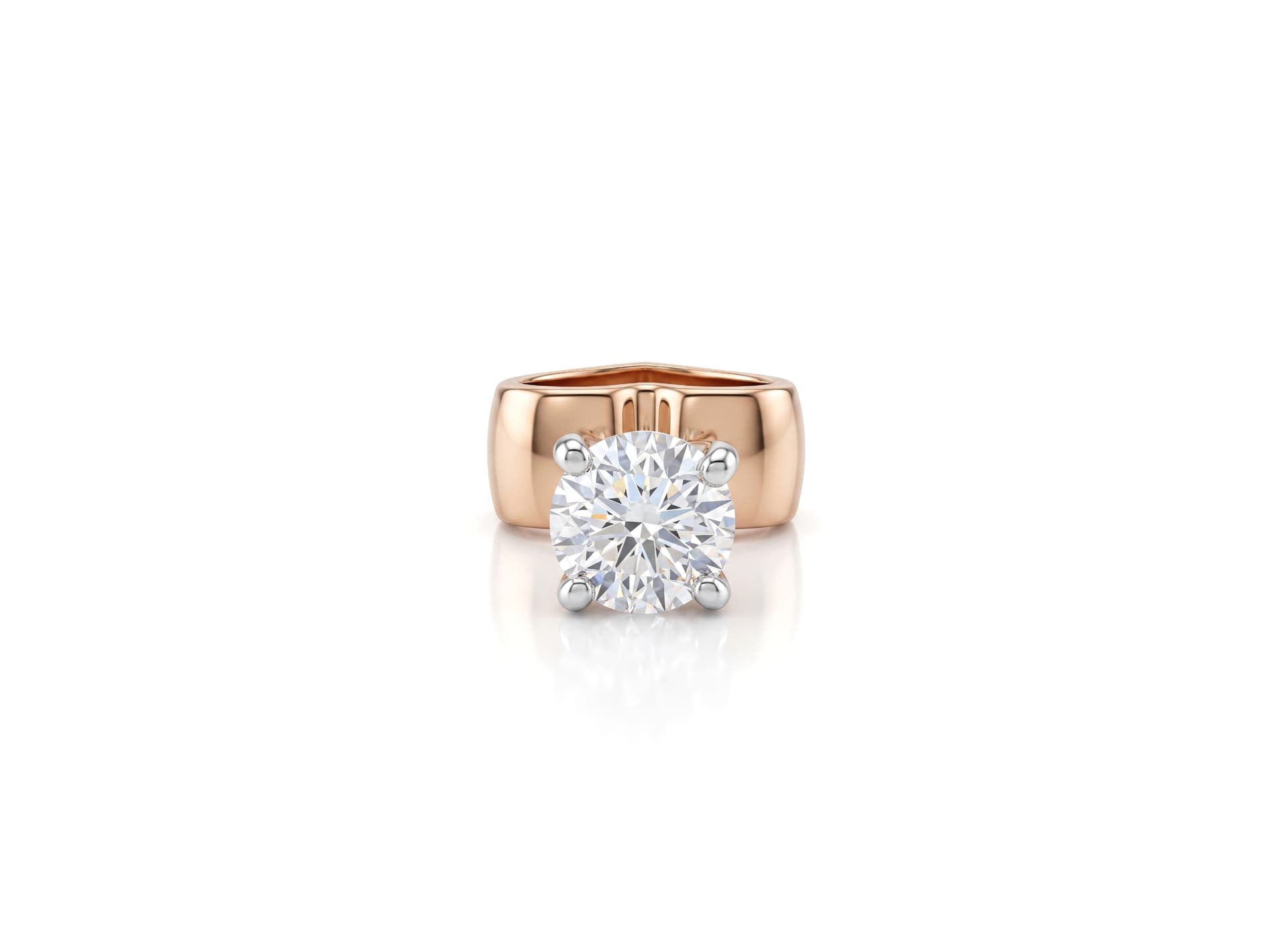 Серьги из золота 585 с фианитами