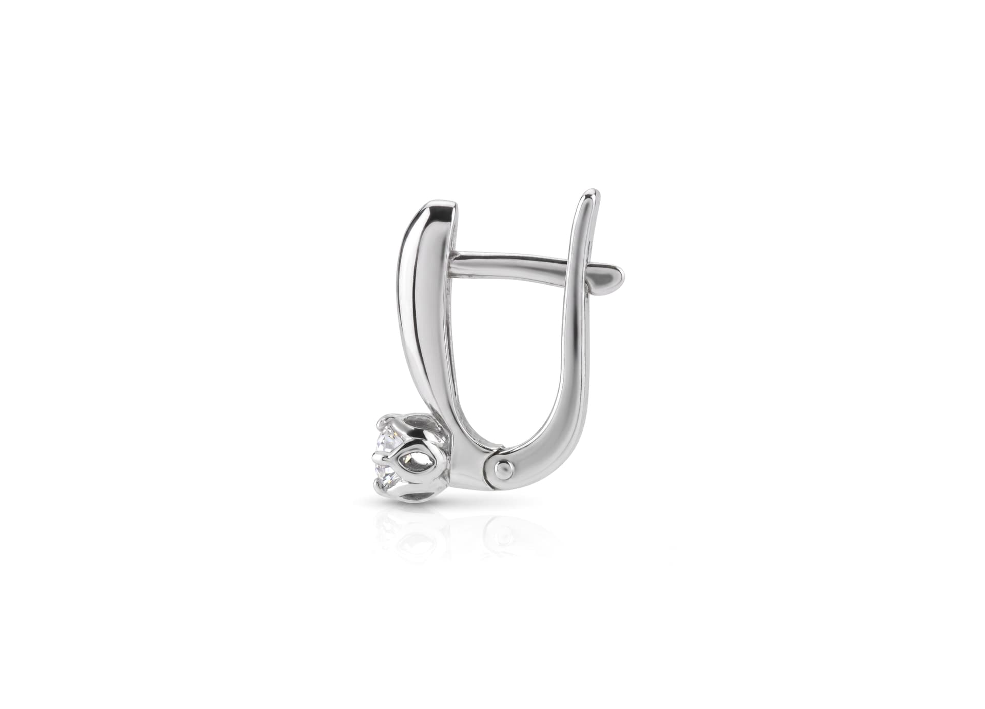 Серьги из золота 585 с бриллиантами