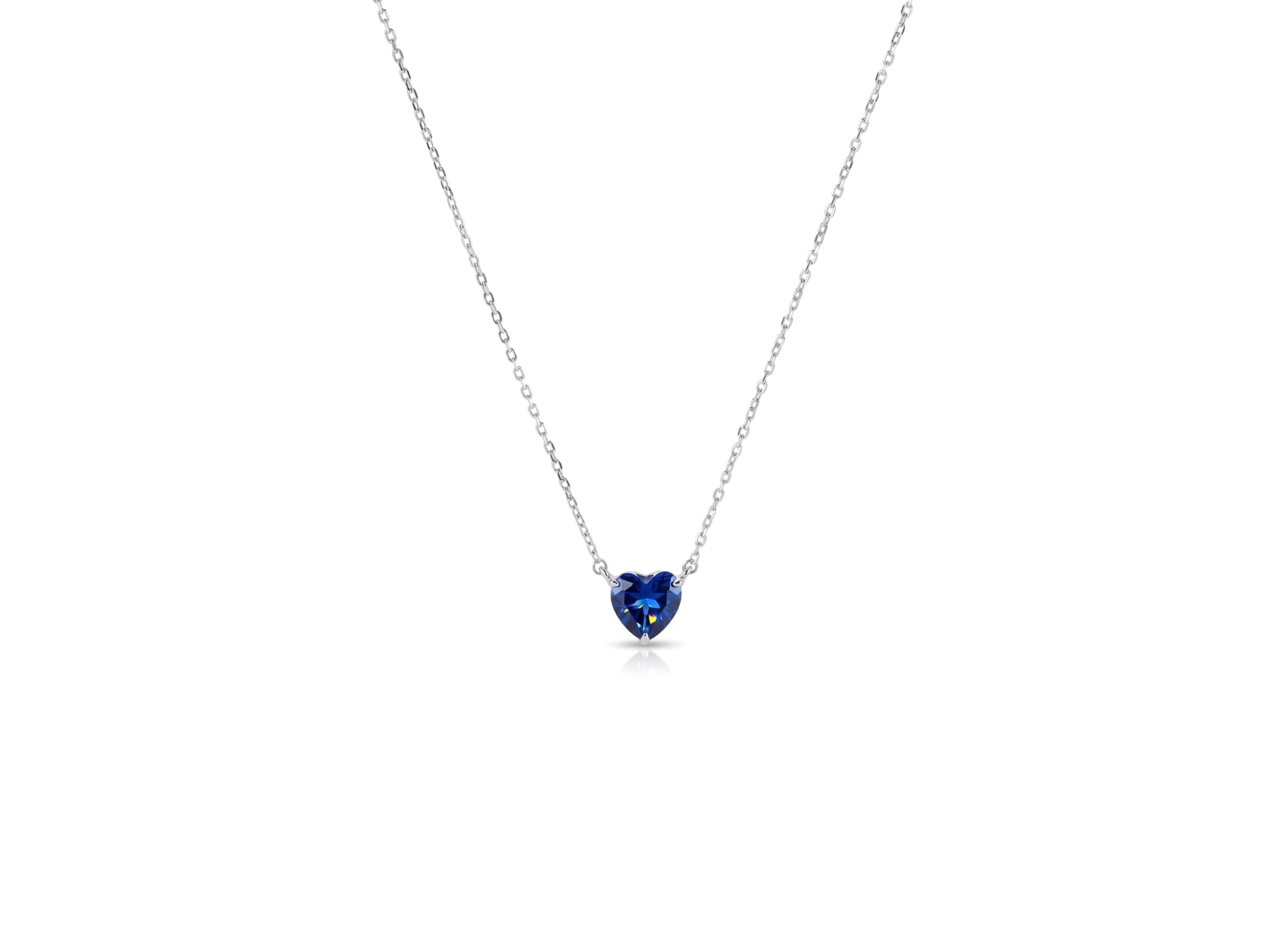 Колье из серебра 925 с кубическим цирконием