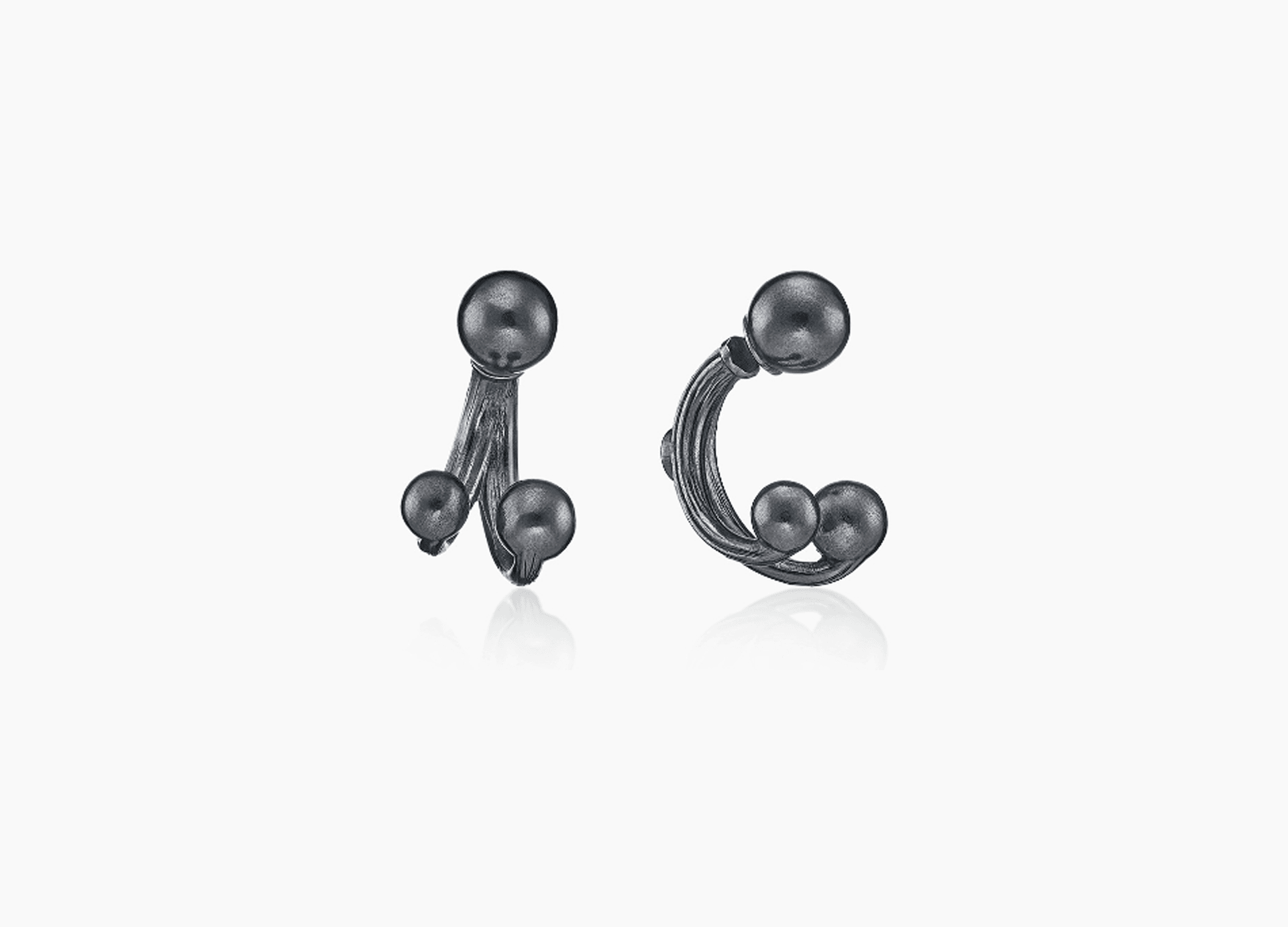 Серьги из серебра 925 с  без вставки