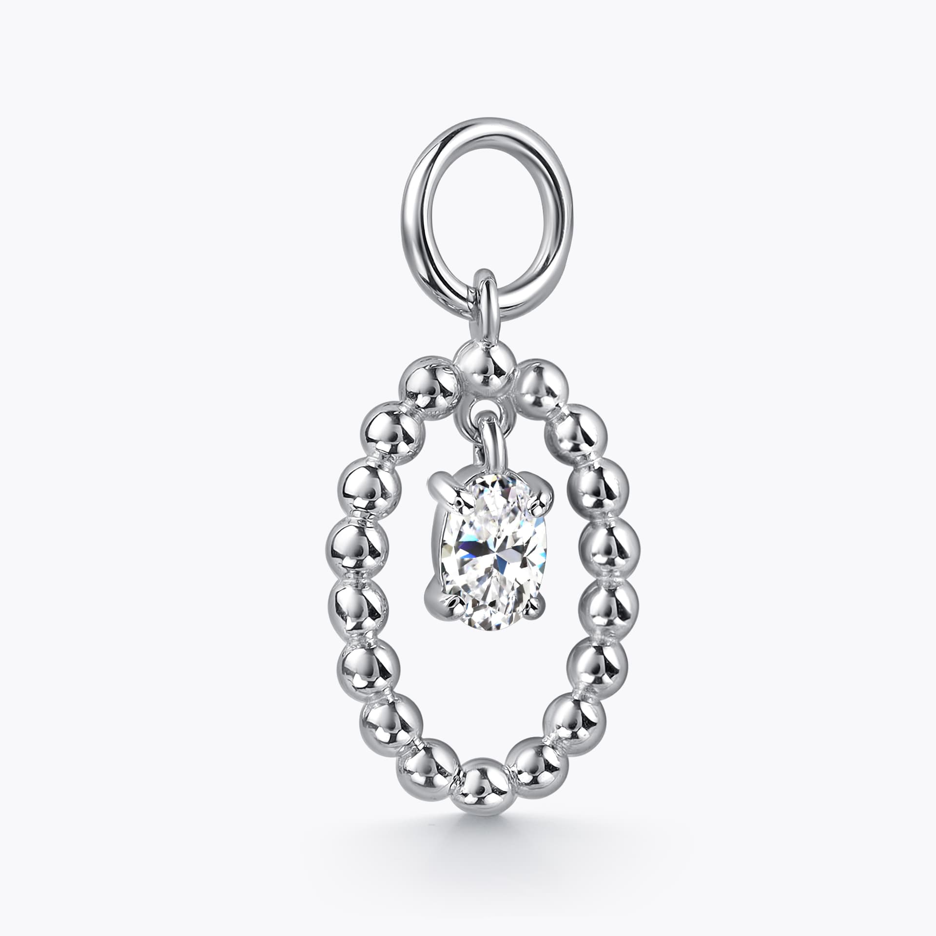 Подвеска из серебра 925 с кубическим цирконием