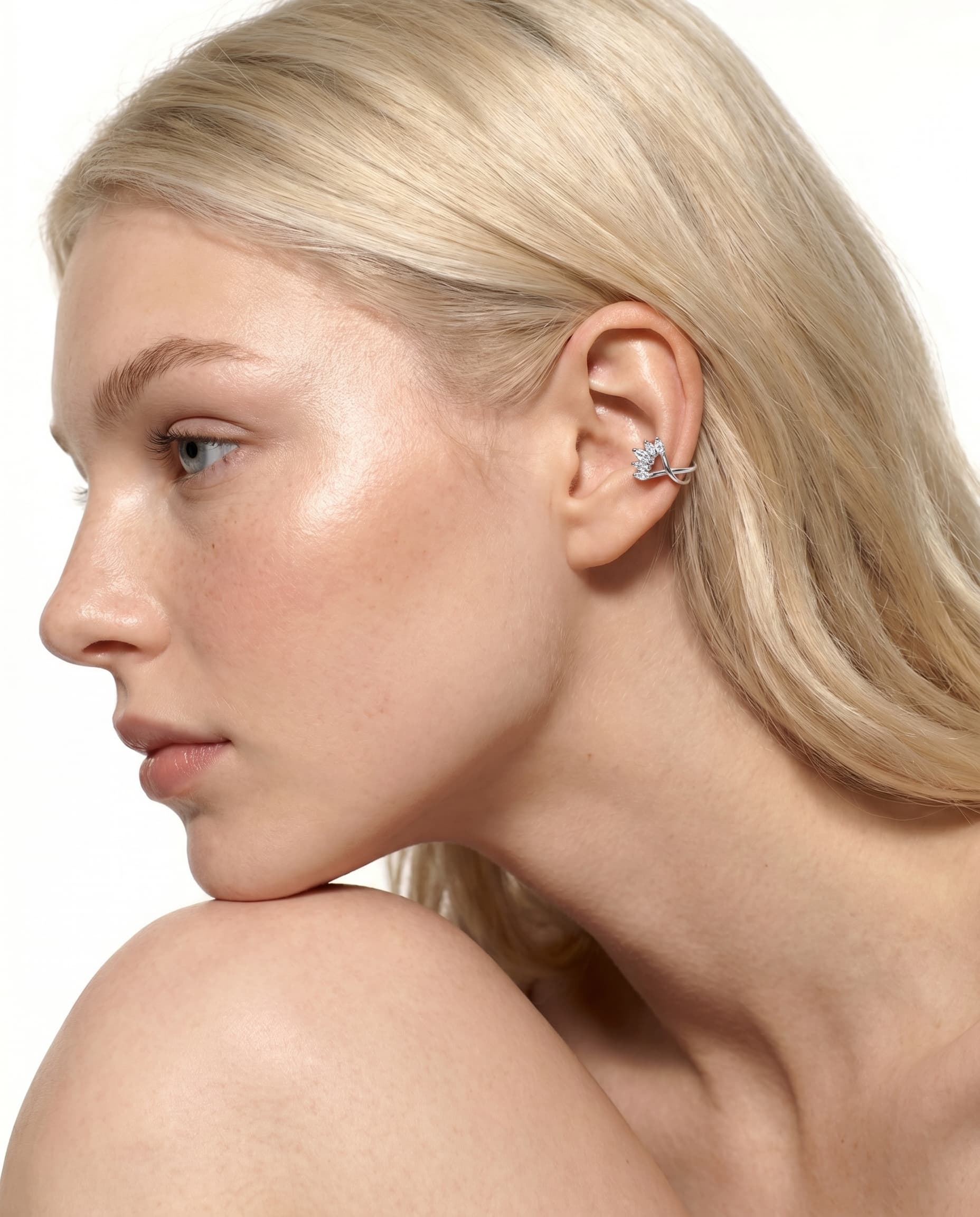 Серьги из серебра 925 с кубическим цирконием