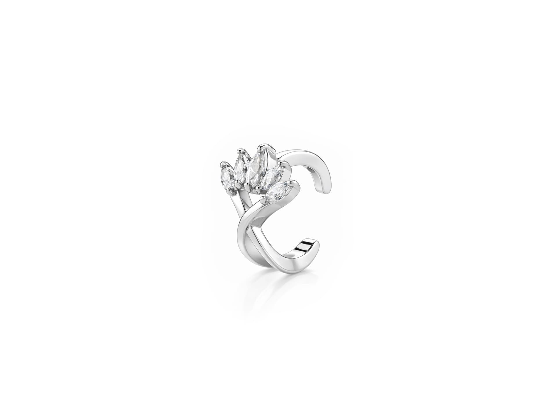 Серьги из серебра 925 с кубическим цирконием