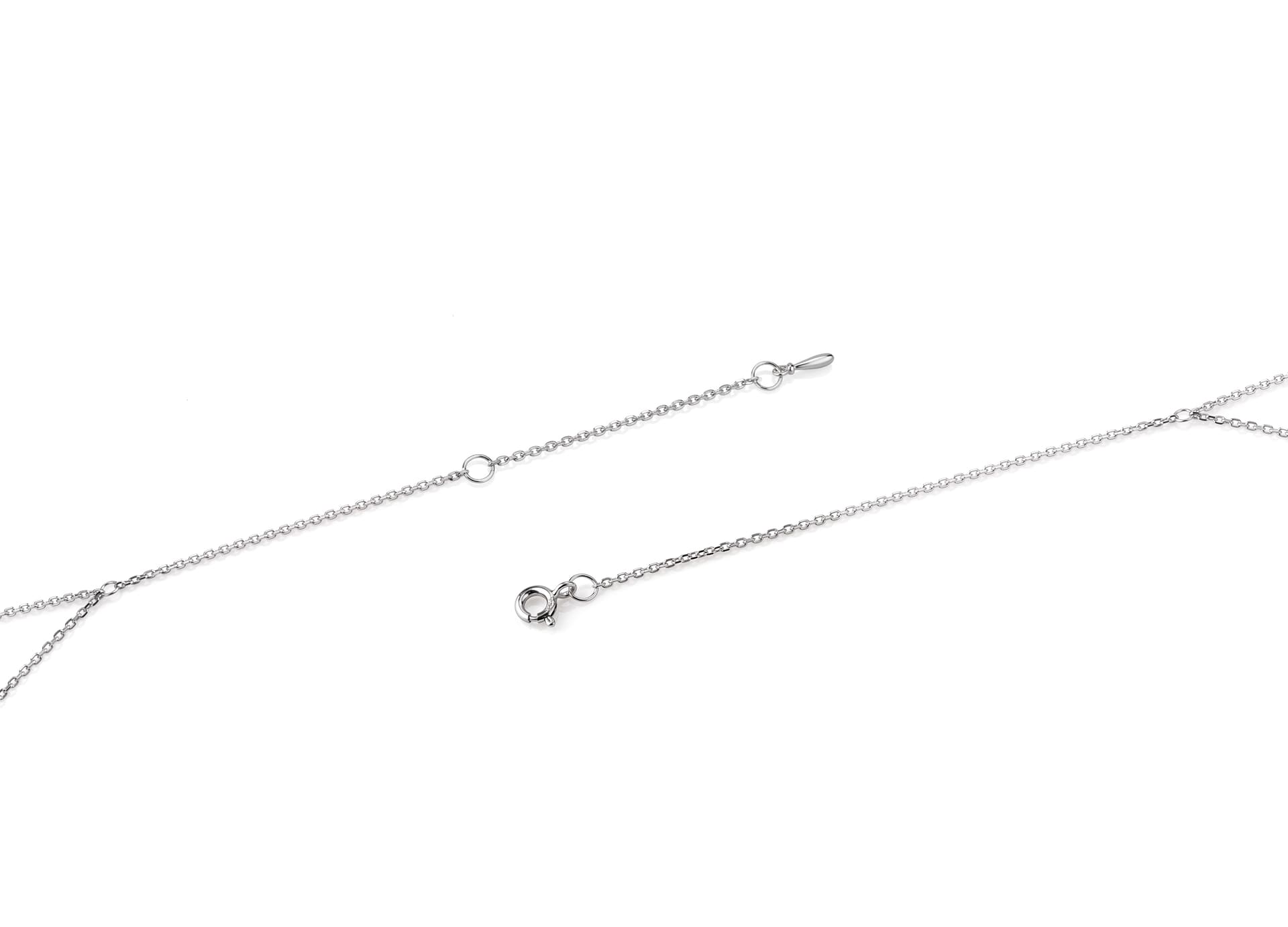 Колье из серебра 925 с фианитами