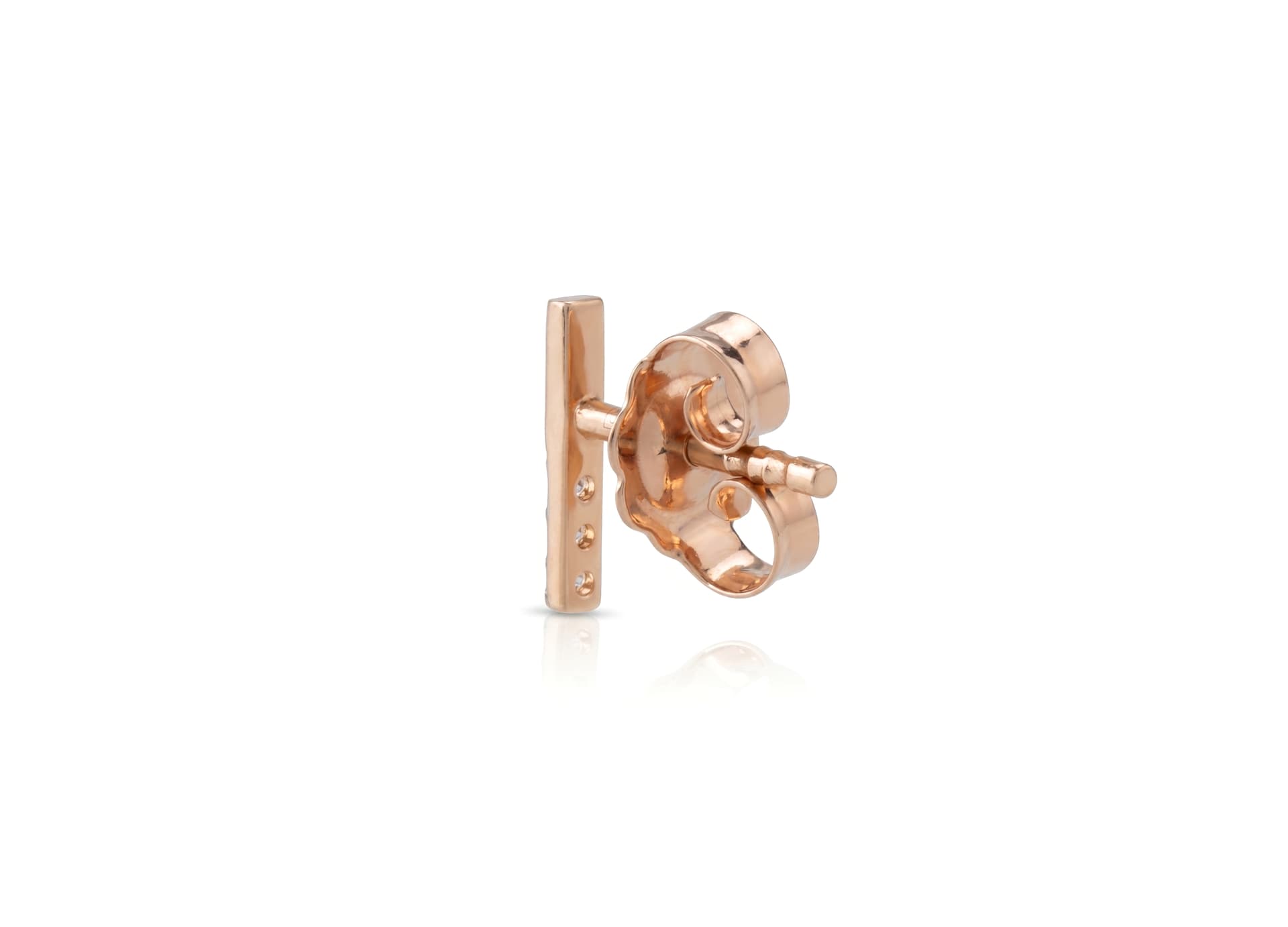 Серьги из золота 585 с фианитами