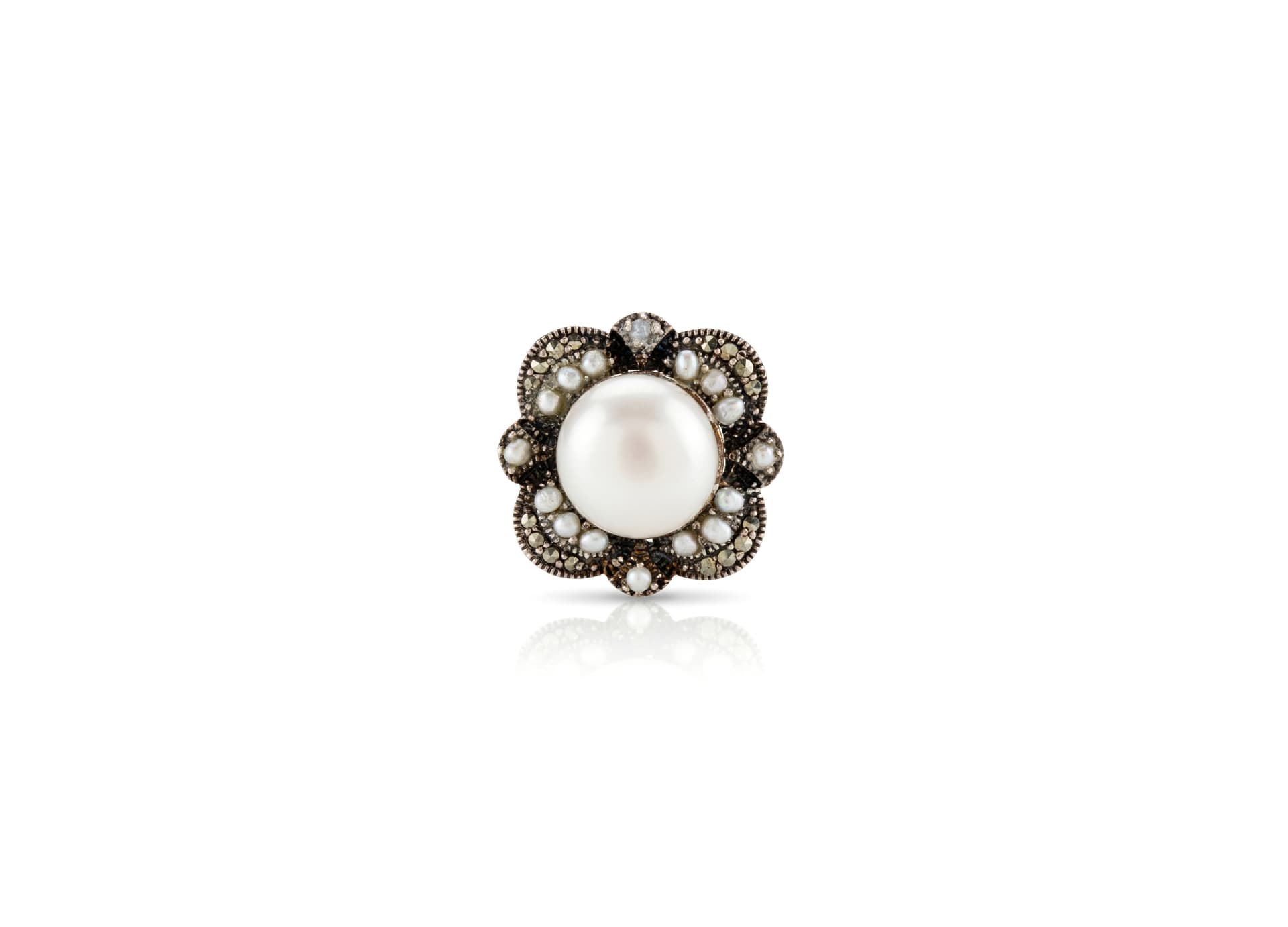 Серьги из серебра 925 с жемчугом