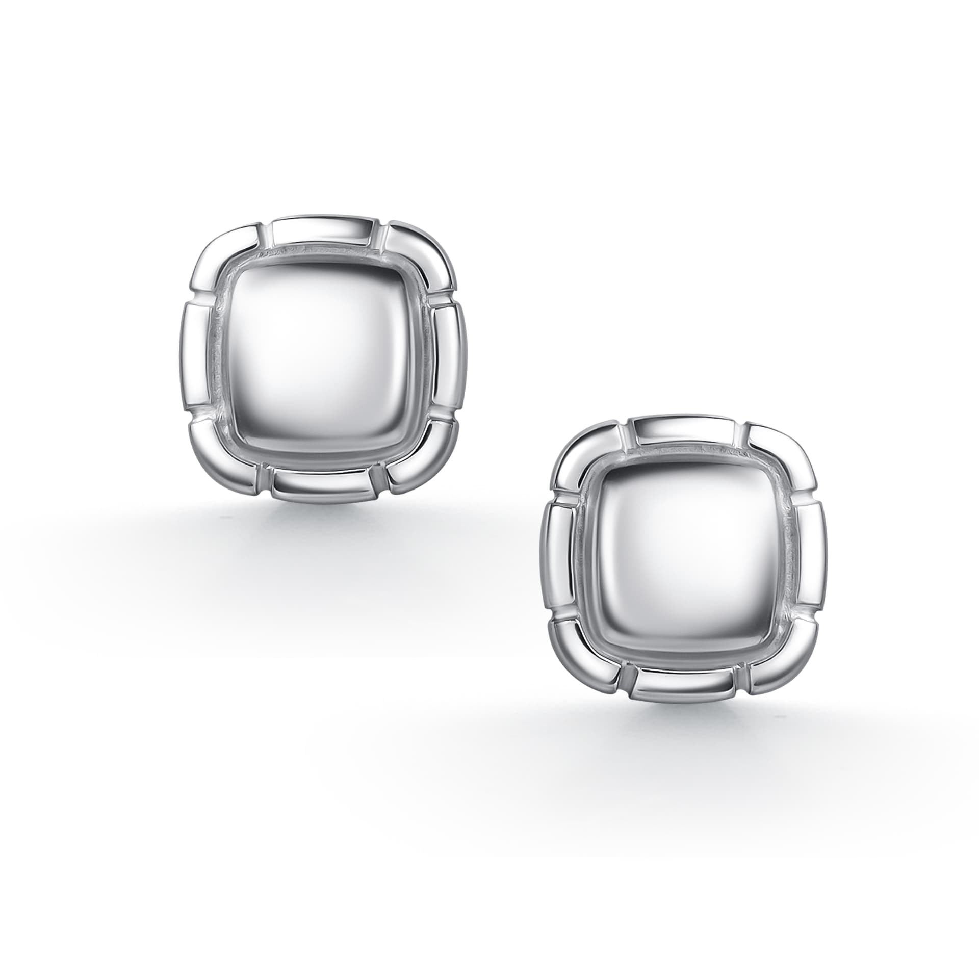 Серьги из серебра 925 без вставки