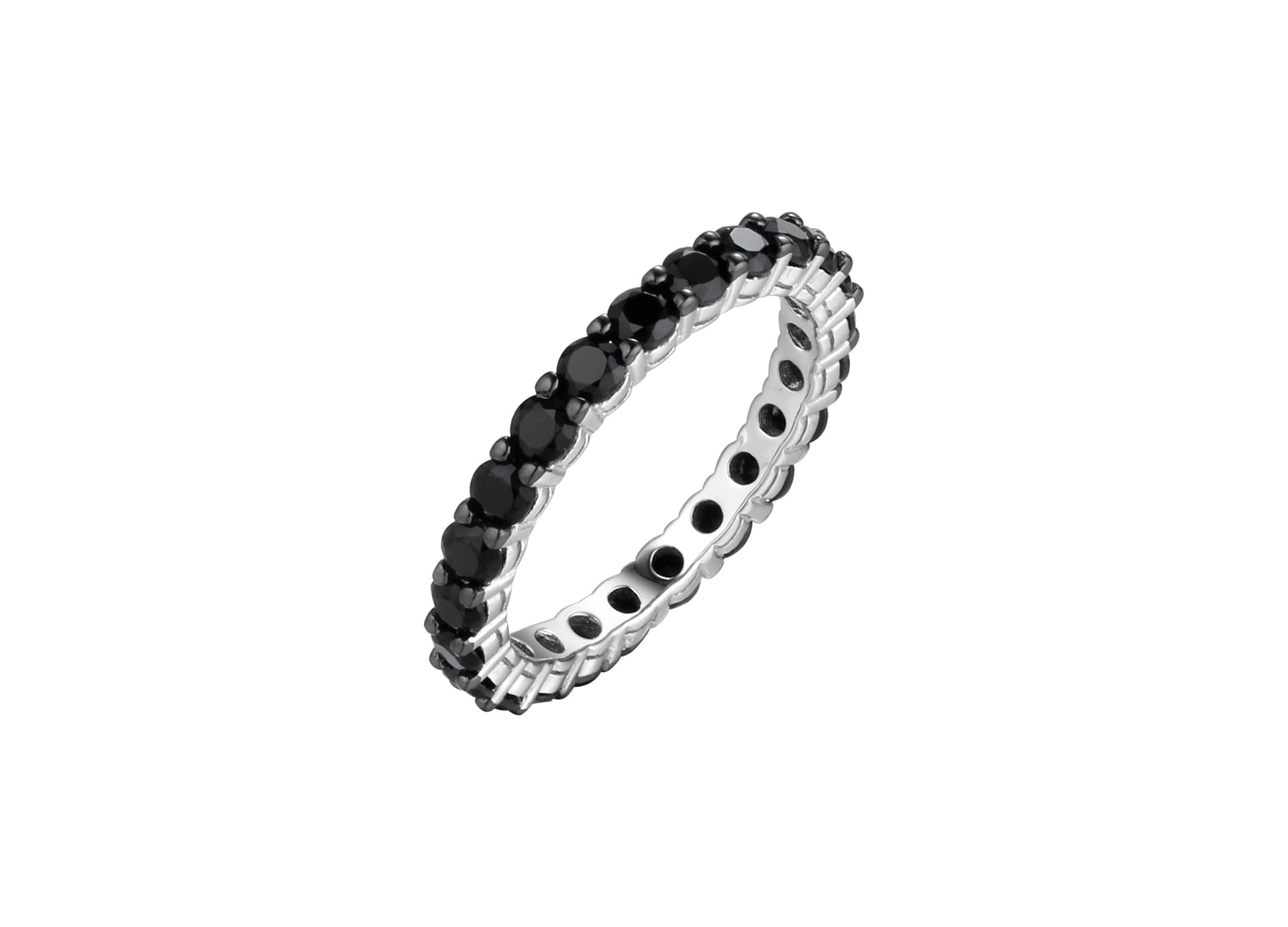 Кольцо из серебра 925 с фианитами