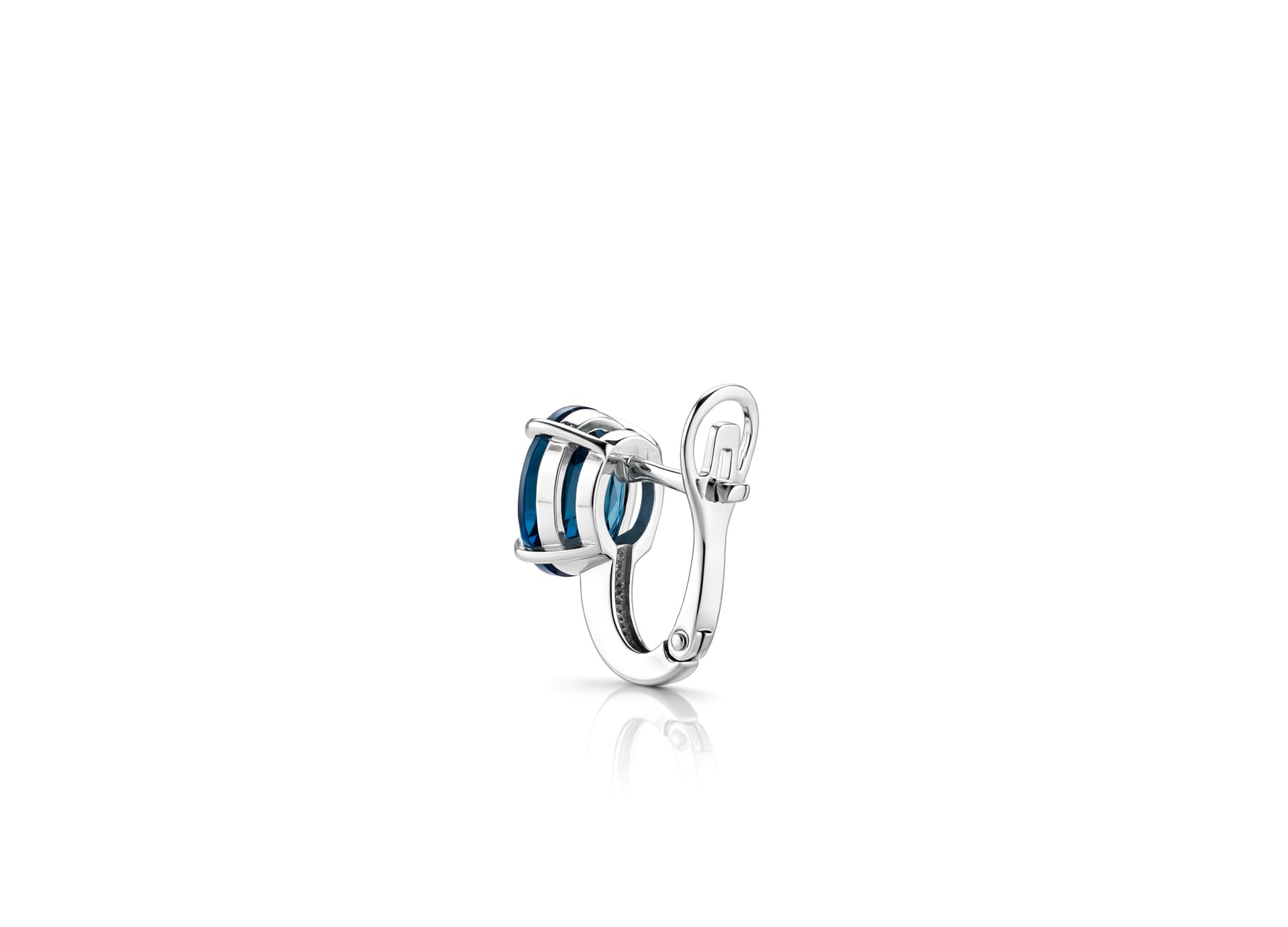 Серьги из серебра 925 с топазом