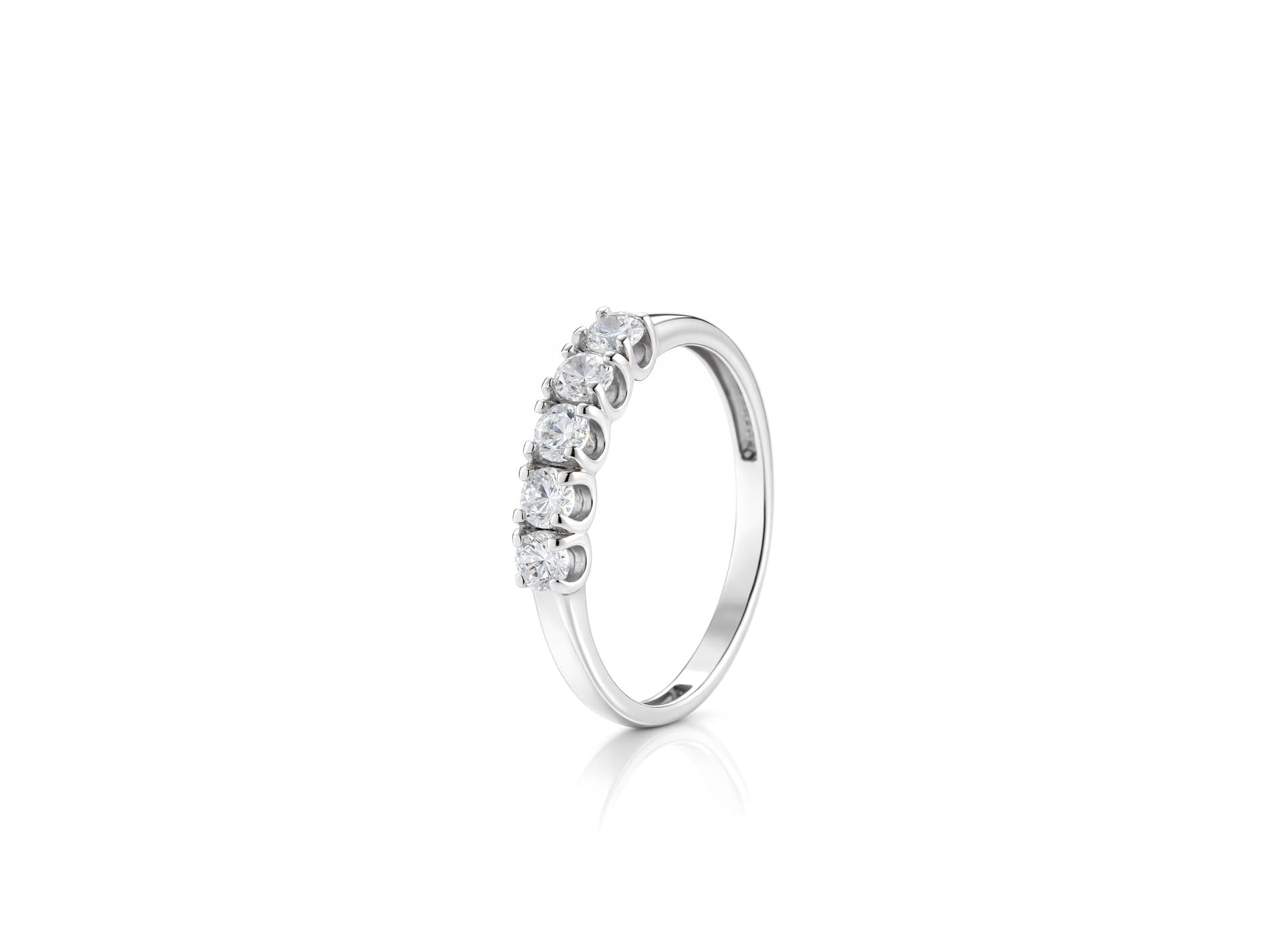 Кольцо из серебра 925 с фианитами