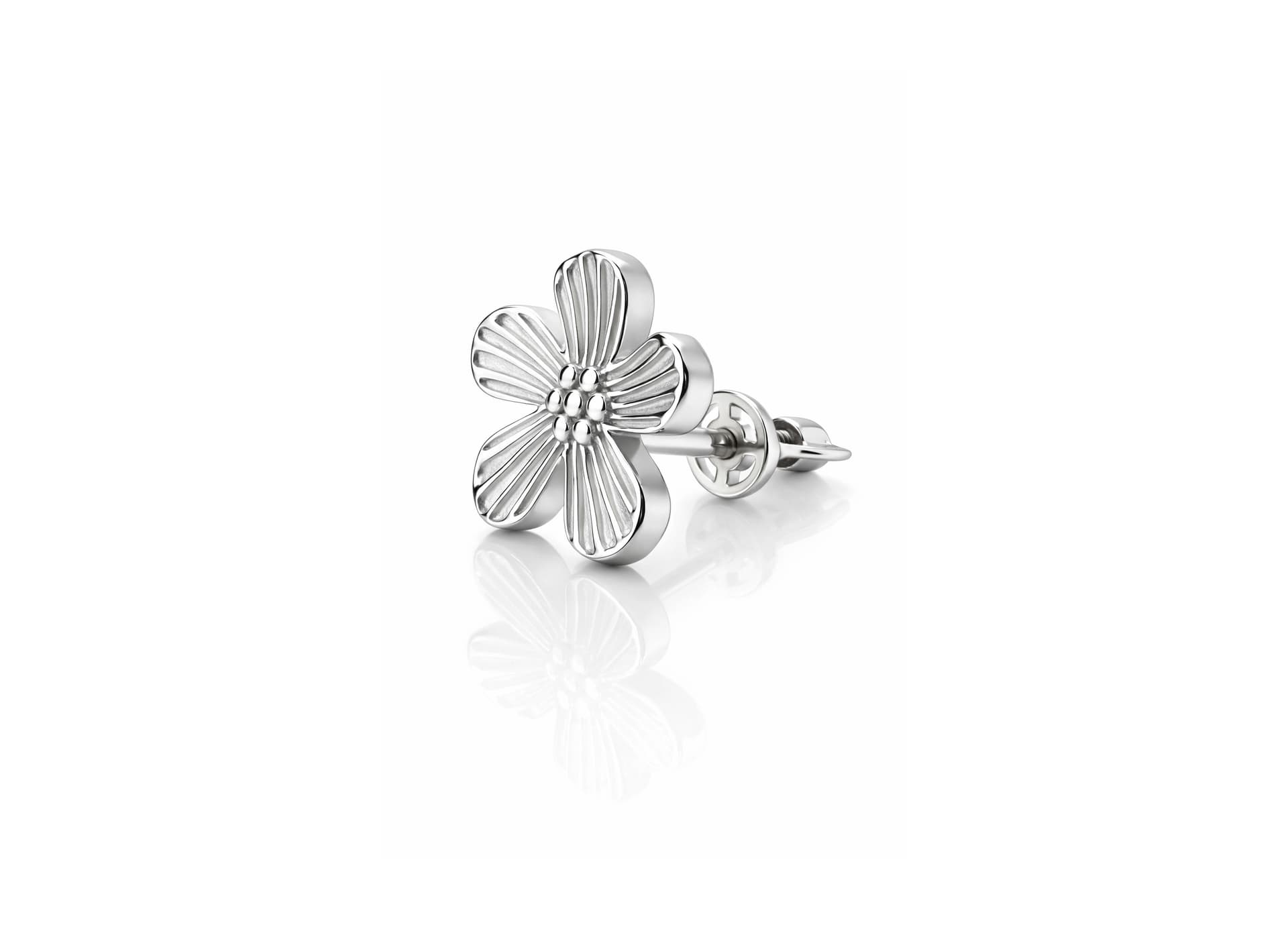 Серьги из серебра 925 без вставки
