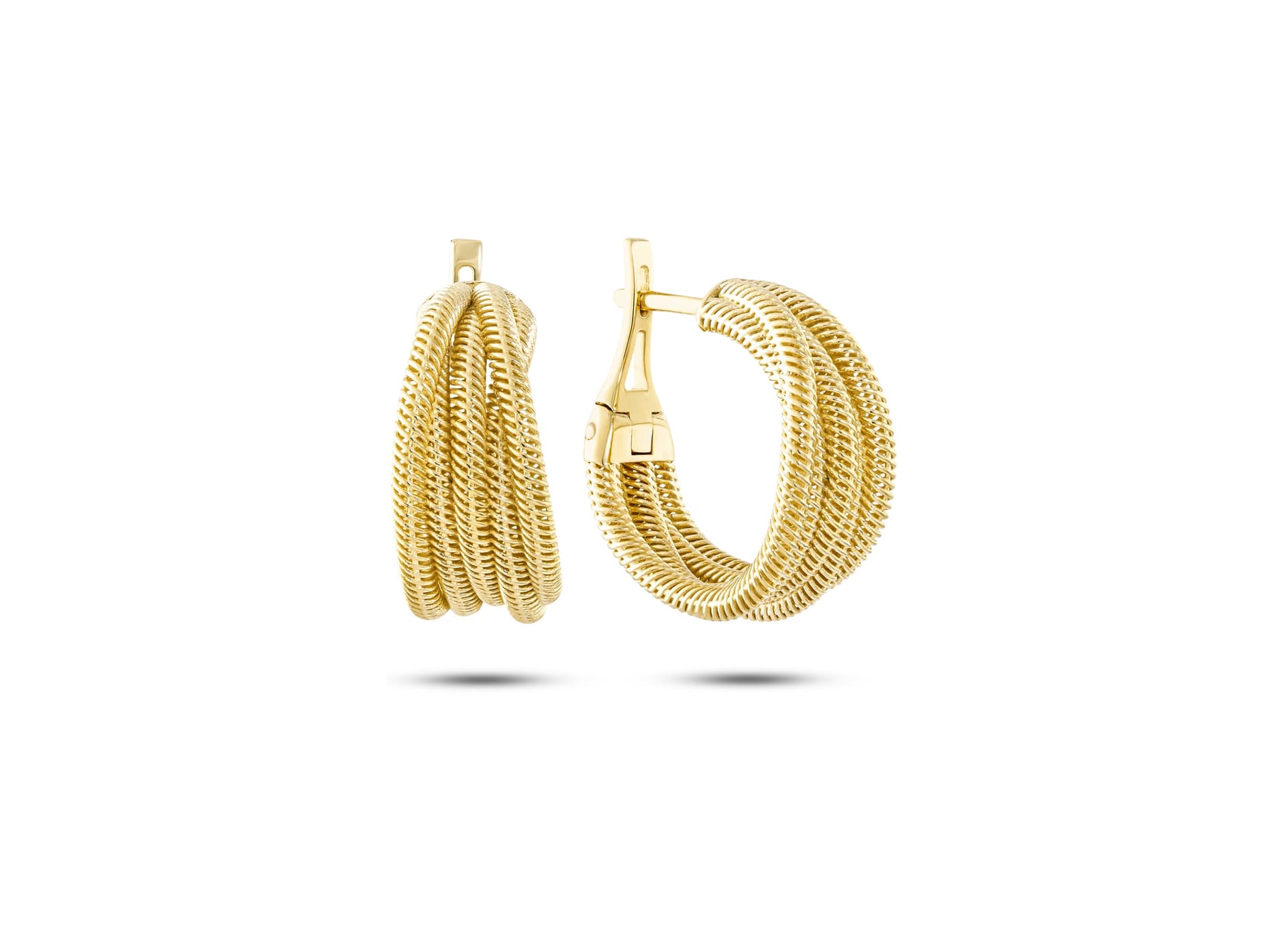 Серьги из серебра 925 без вставки
