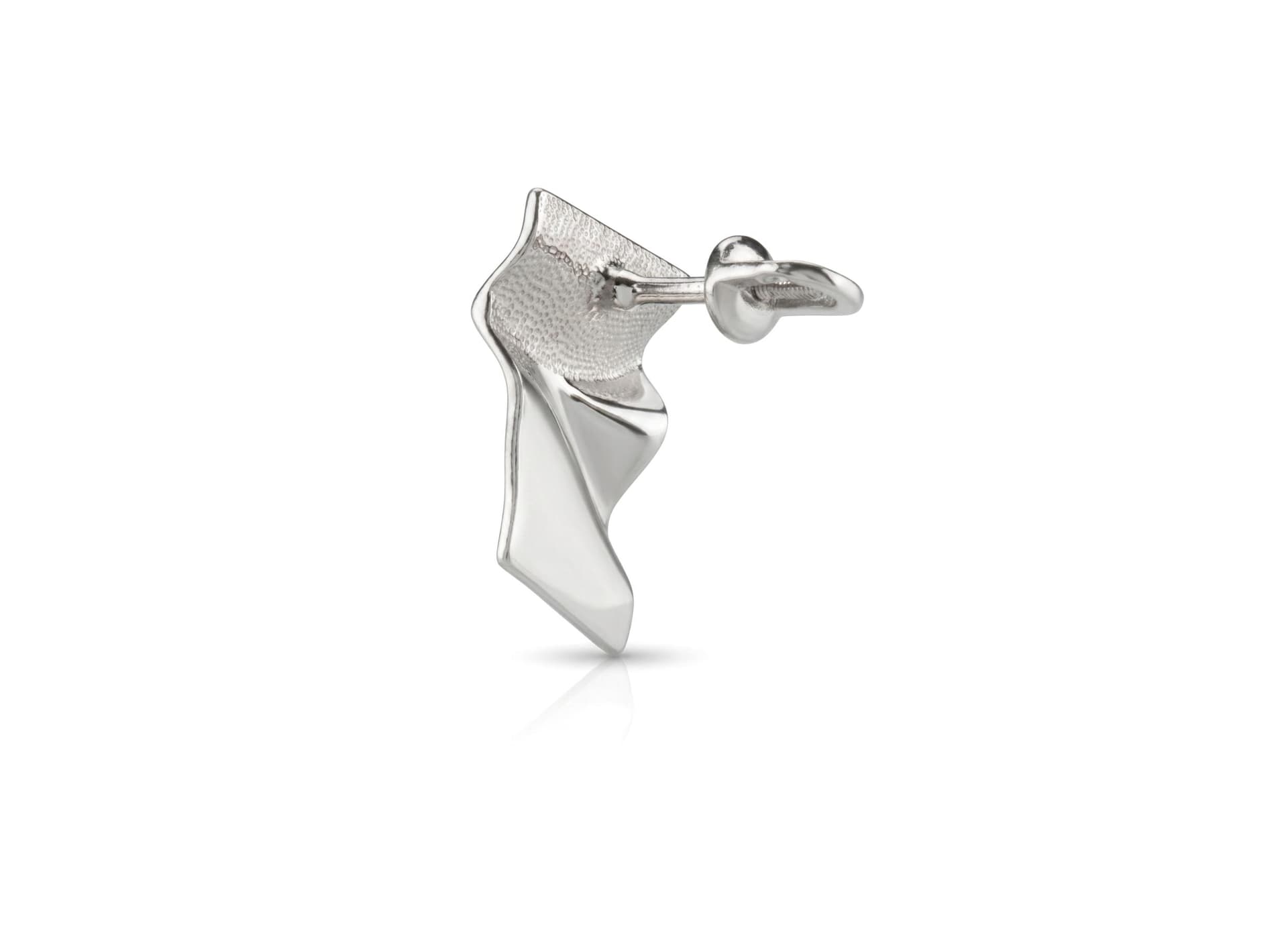 Серьги из серебра 925 без вставки
