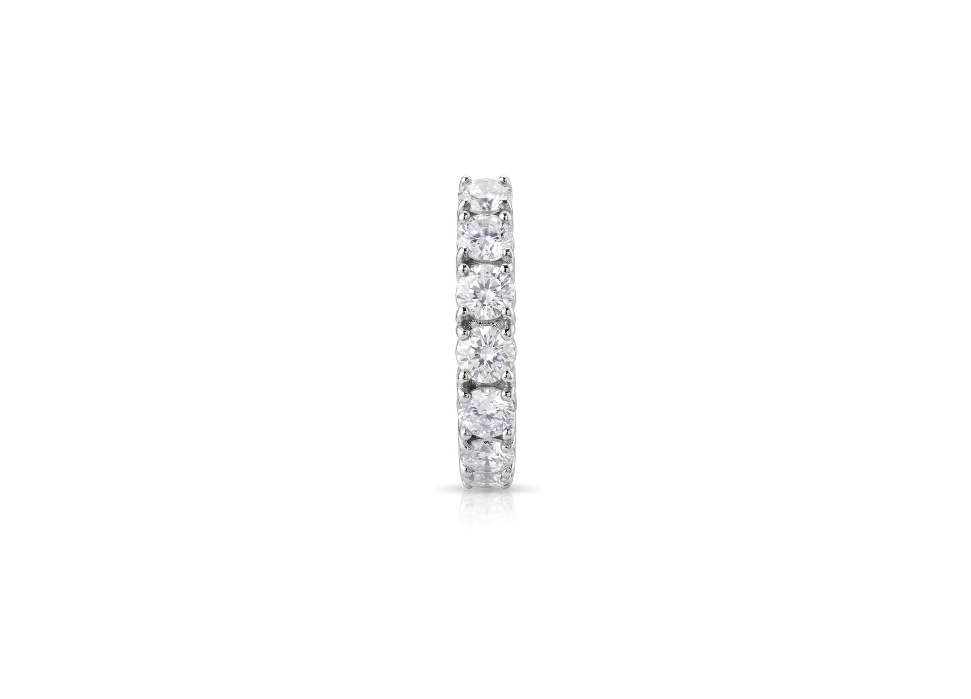 Серьги из серебра 925 с фианитами