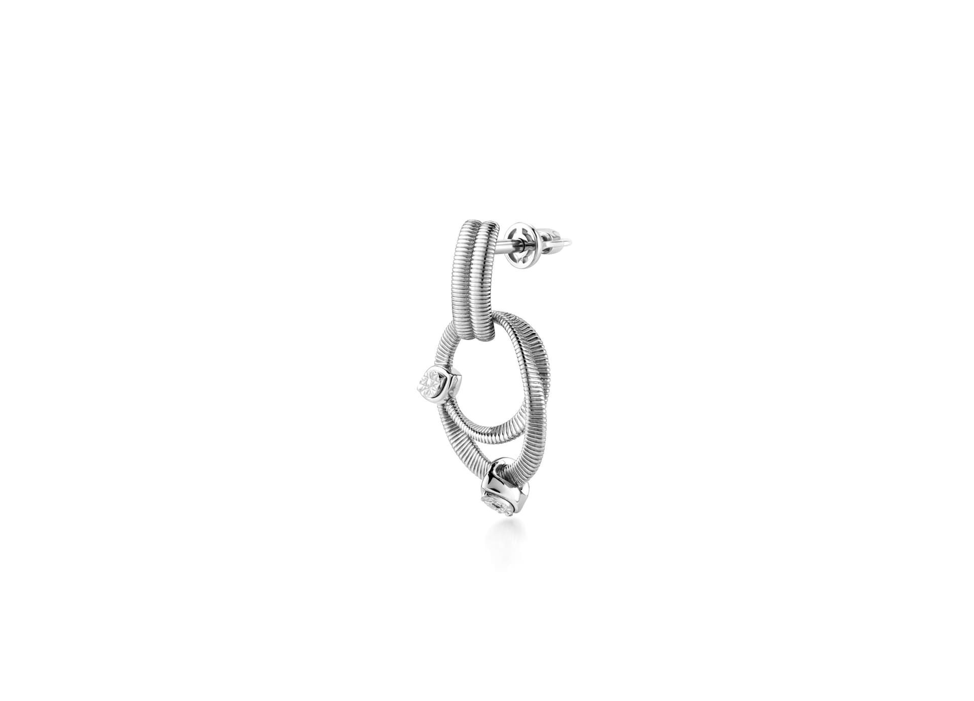 Серьги из серебра 925 с бриллиантами