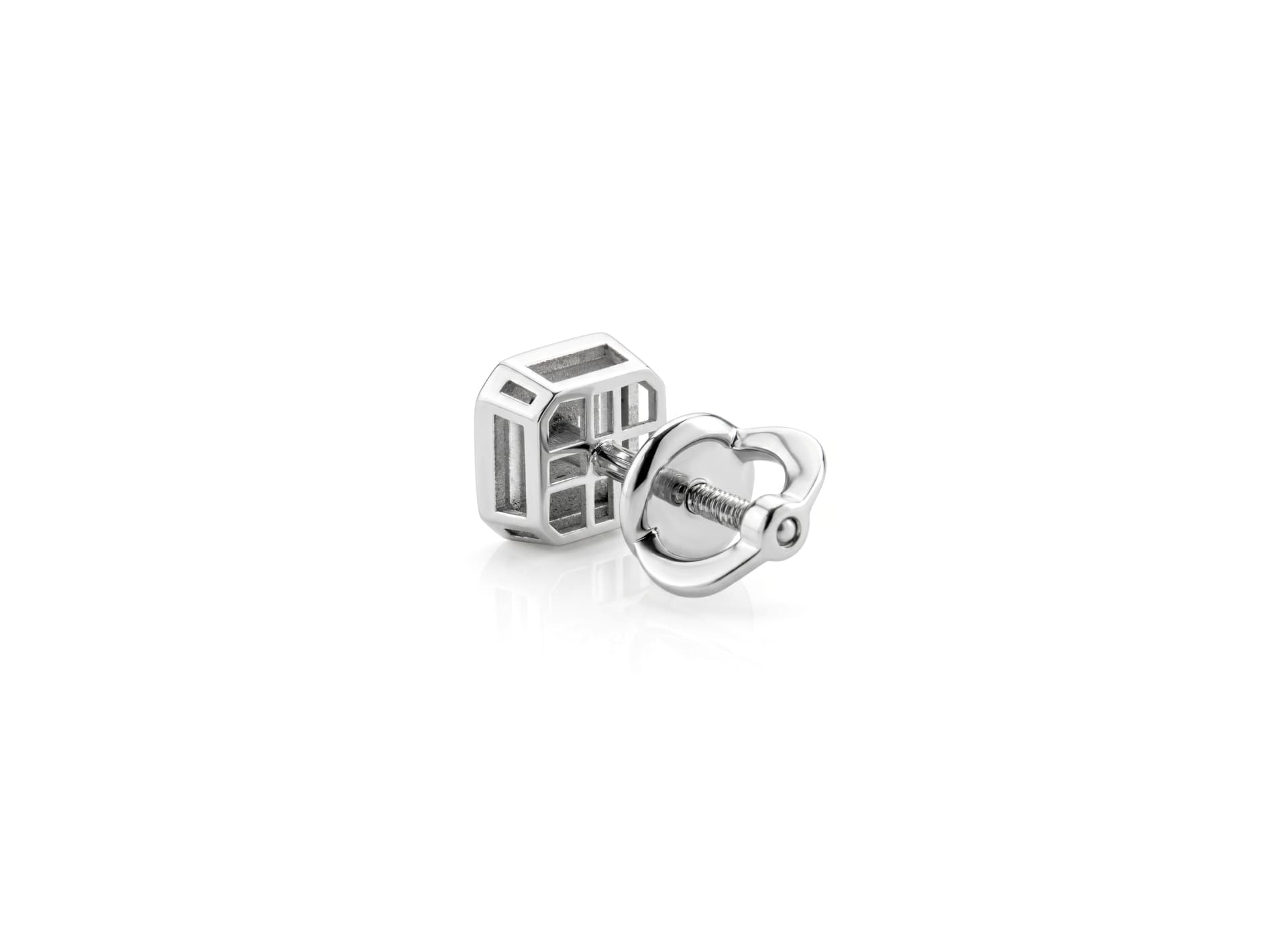 Серьги из золота 585 с бриллиантами
