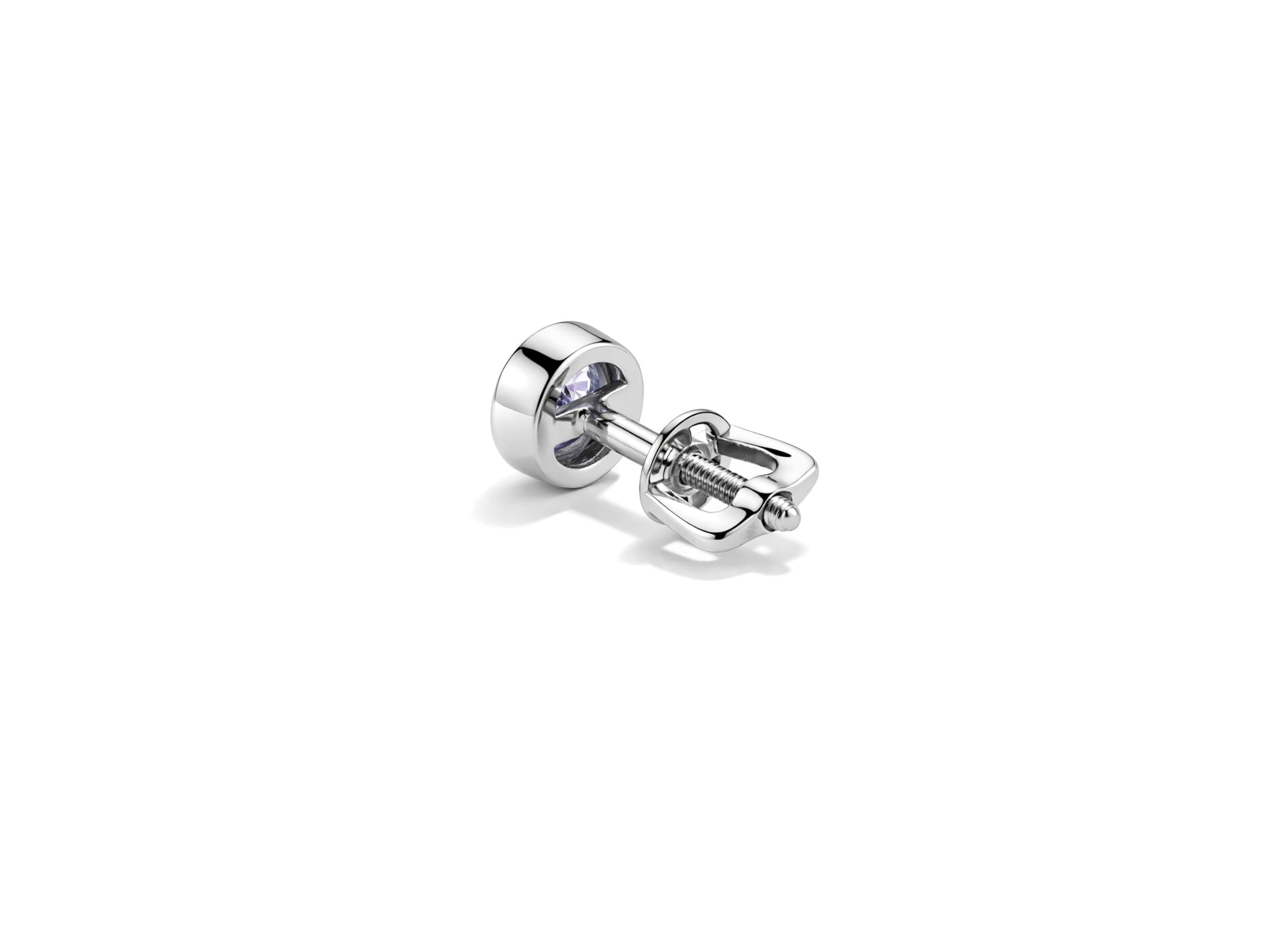 Серьги из золота 585 с танзанитами