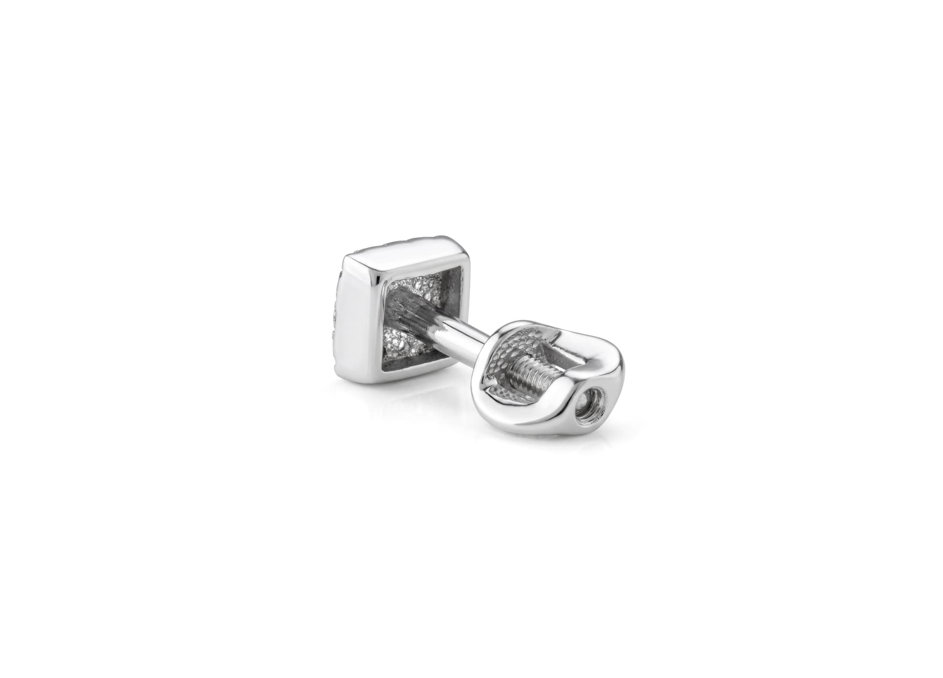 Серьги из золота 585 с бриллиантами