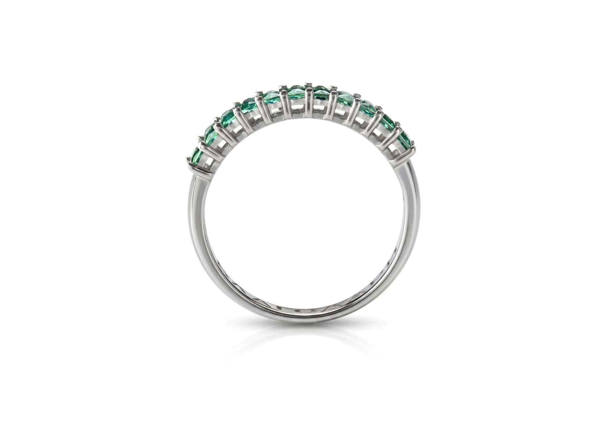 Кольцо из серебра 925 с фианитами