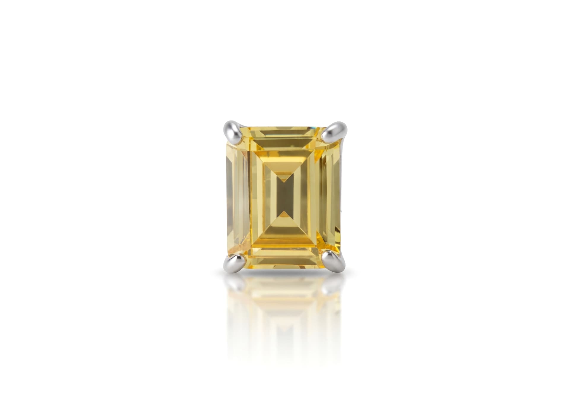 Серьги из серебра 925 с кубическим цирконием