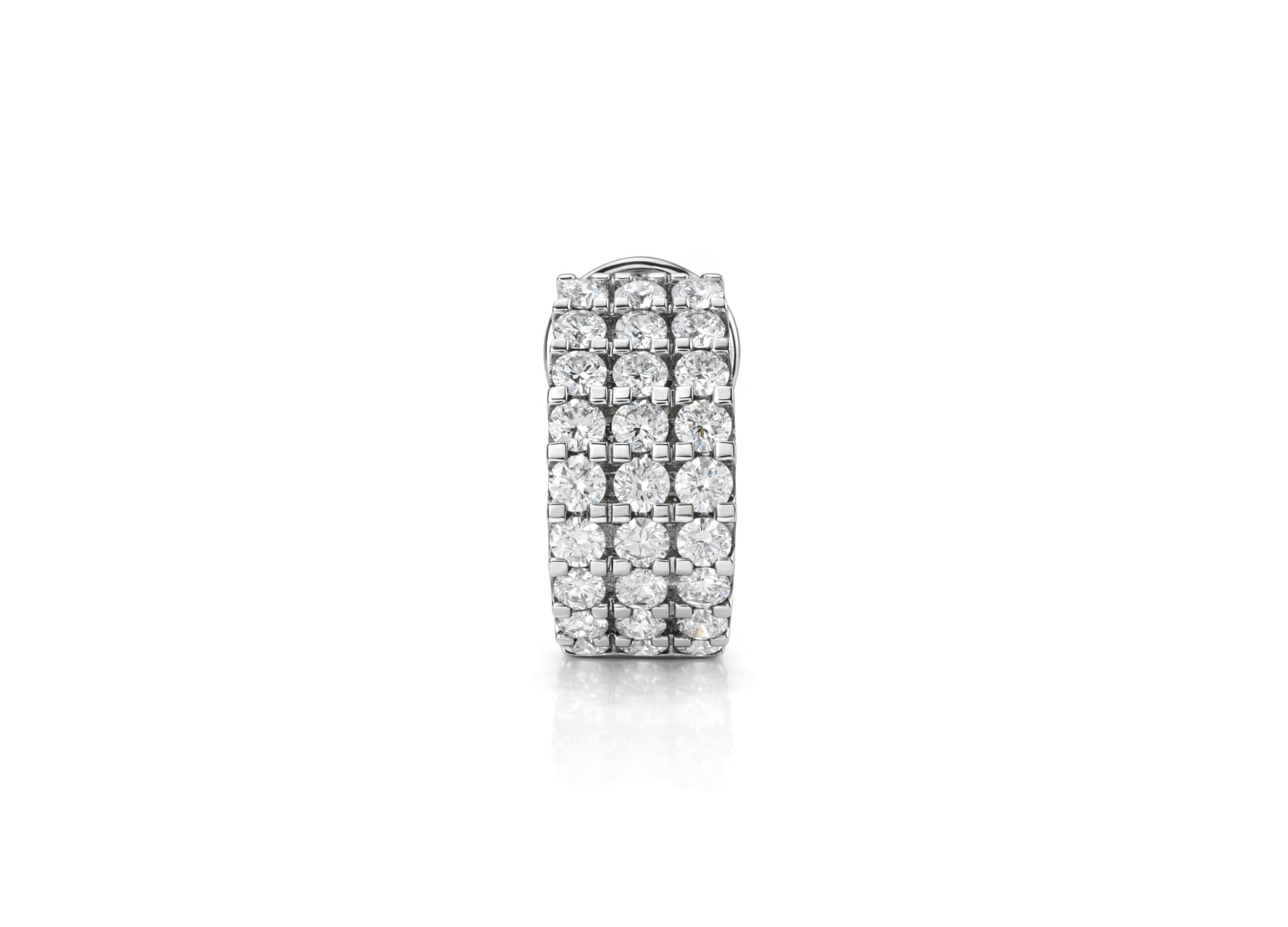 Серьги из золота 585 с бриллиантами