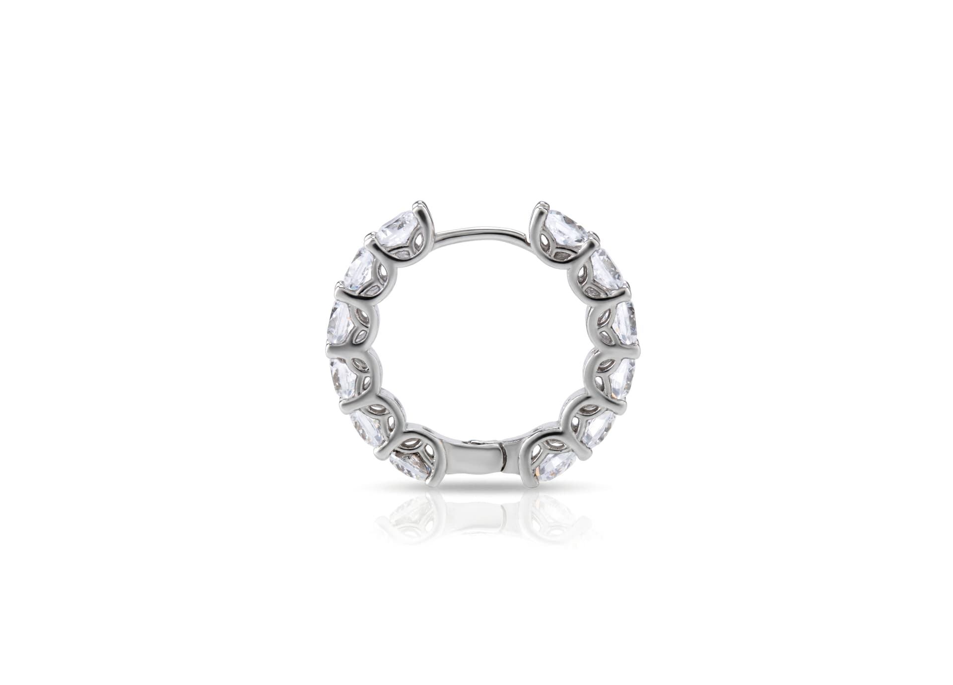 Серьги из серебра 925 с кубическим цирконием