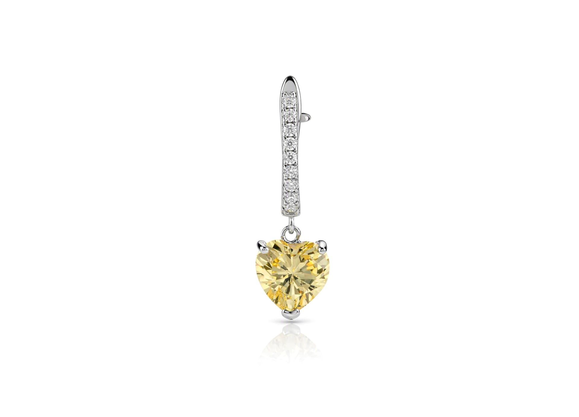 Серьги из серебра 925 с кубическим цирконием