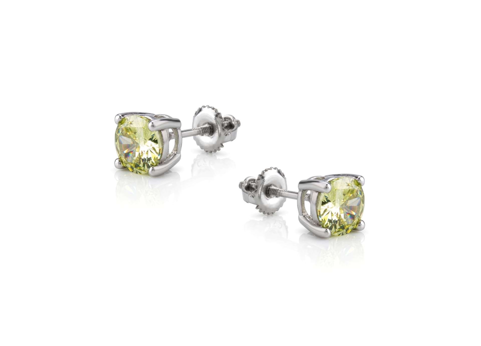 Серьги из серебра 925 с кубическим цирконием