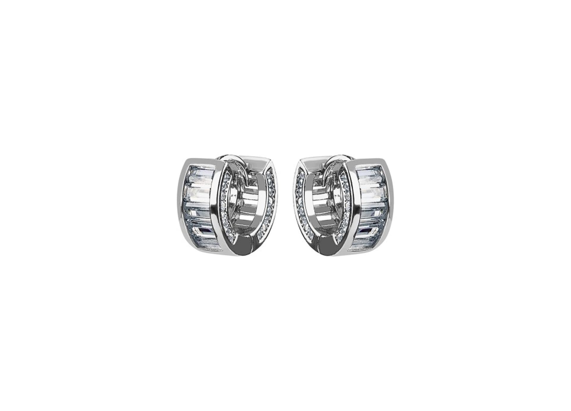 Серьги из серебра 925 с кубическим цирконием