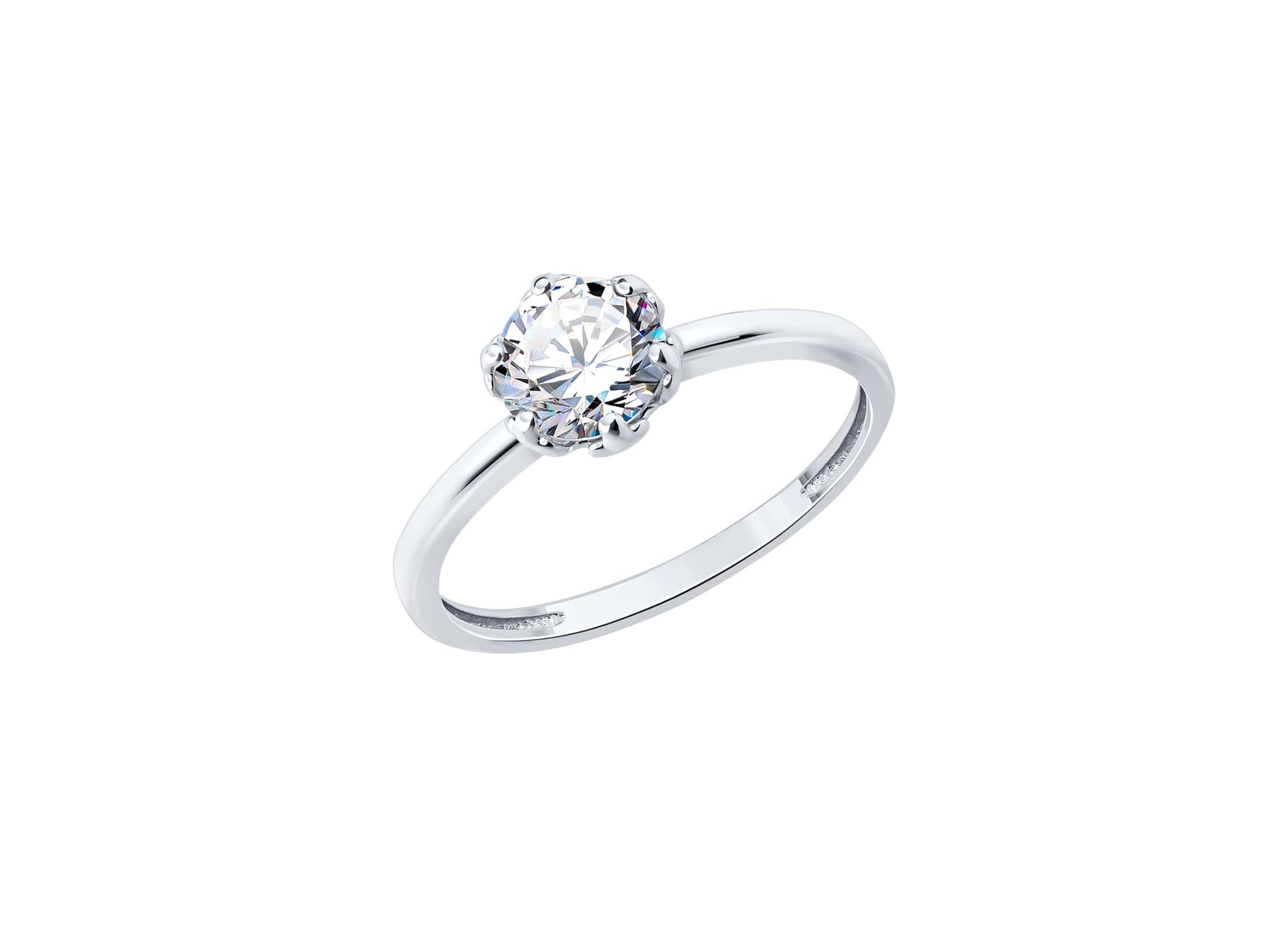 Кольцо из Серебра 925 с фианитами