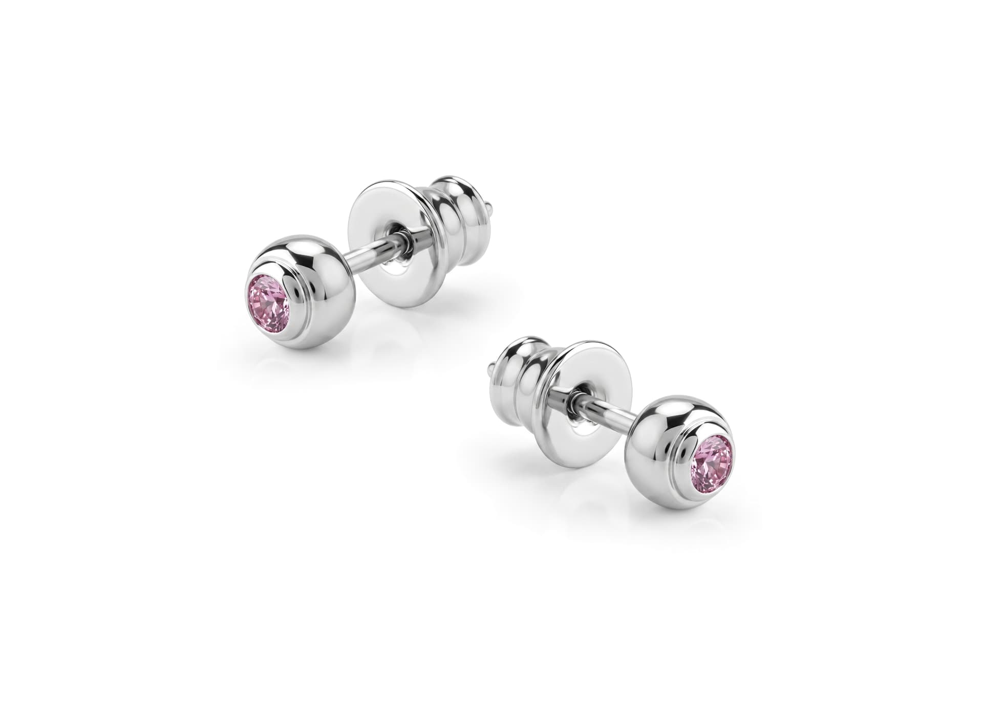 Серьги из серебра 925 с кристаллами swarovski