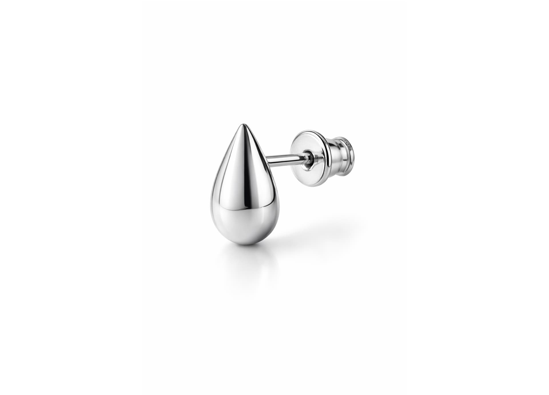 Серьги из серебра 925 без вставки