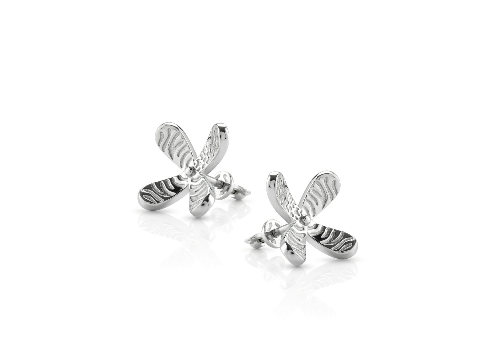 Серьги из серебра 925 без вставки
