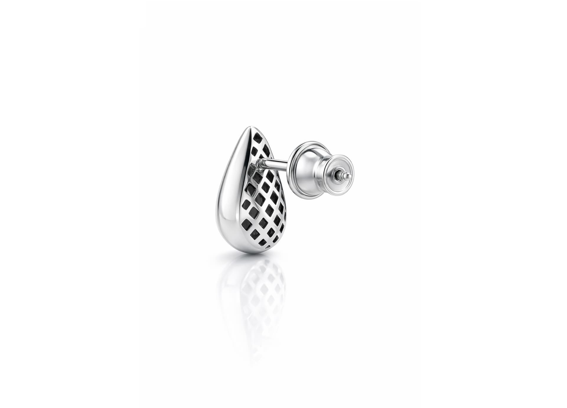 Серьги из серебра 925 без вставки