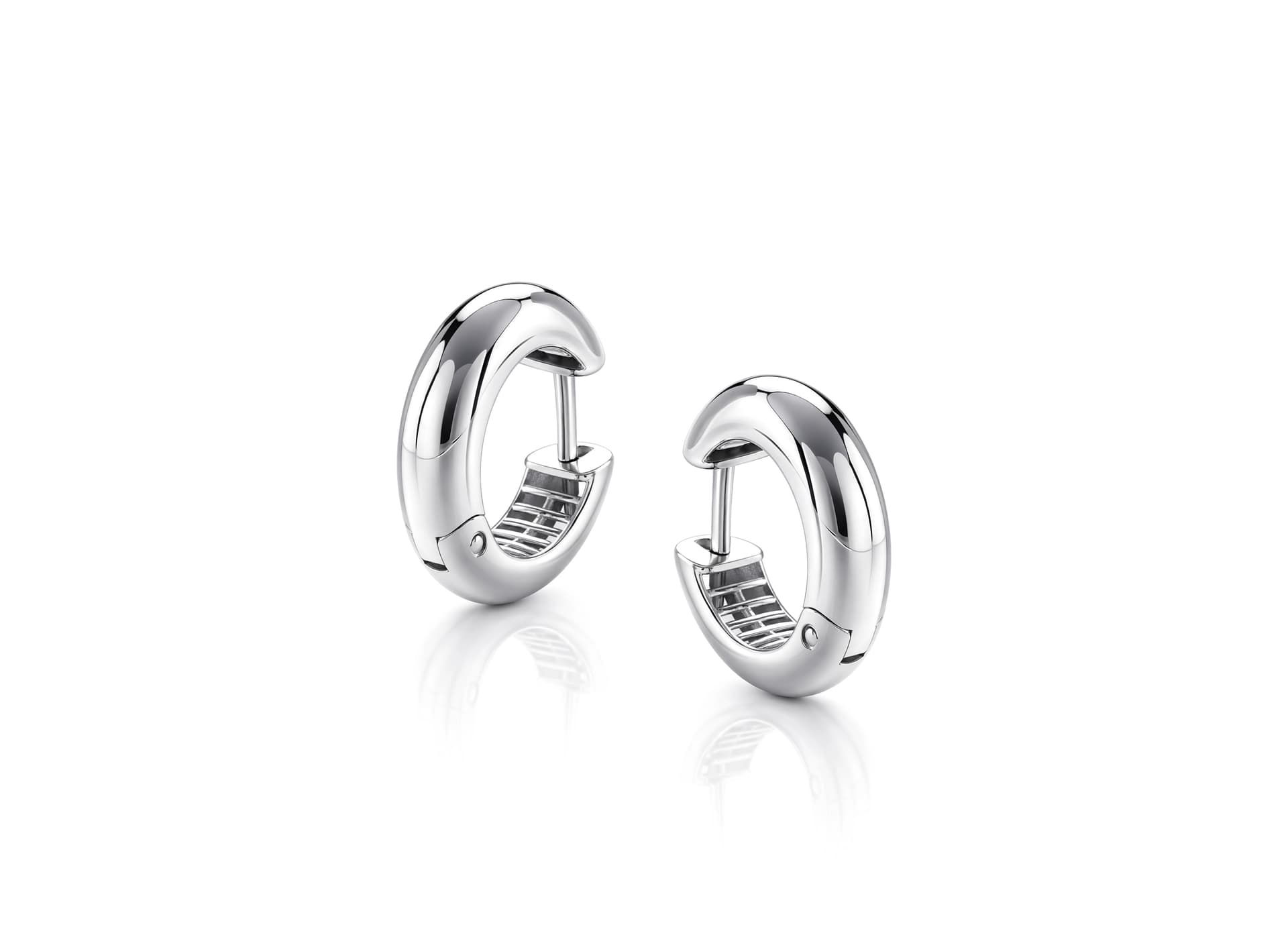 Серьги из серебра 925 без вставки