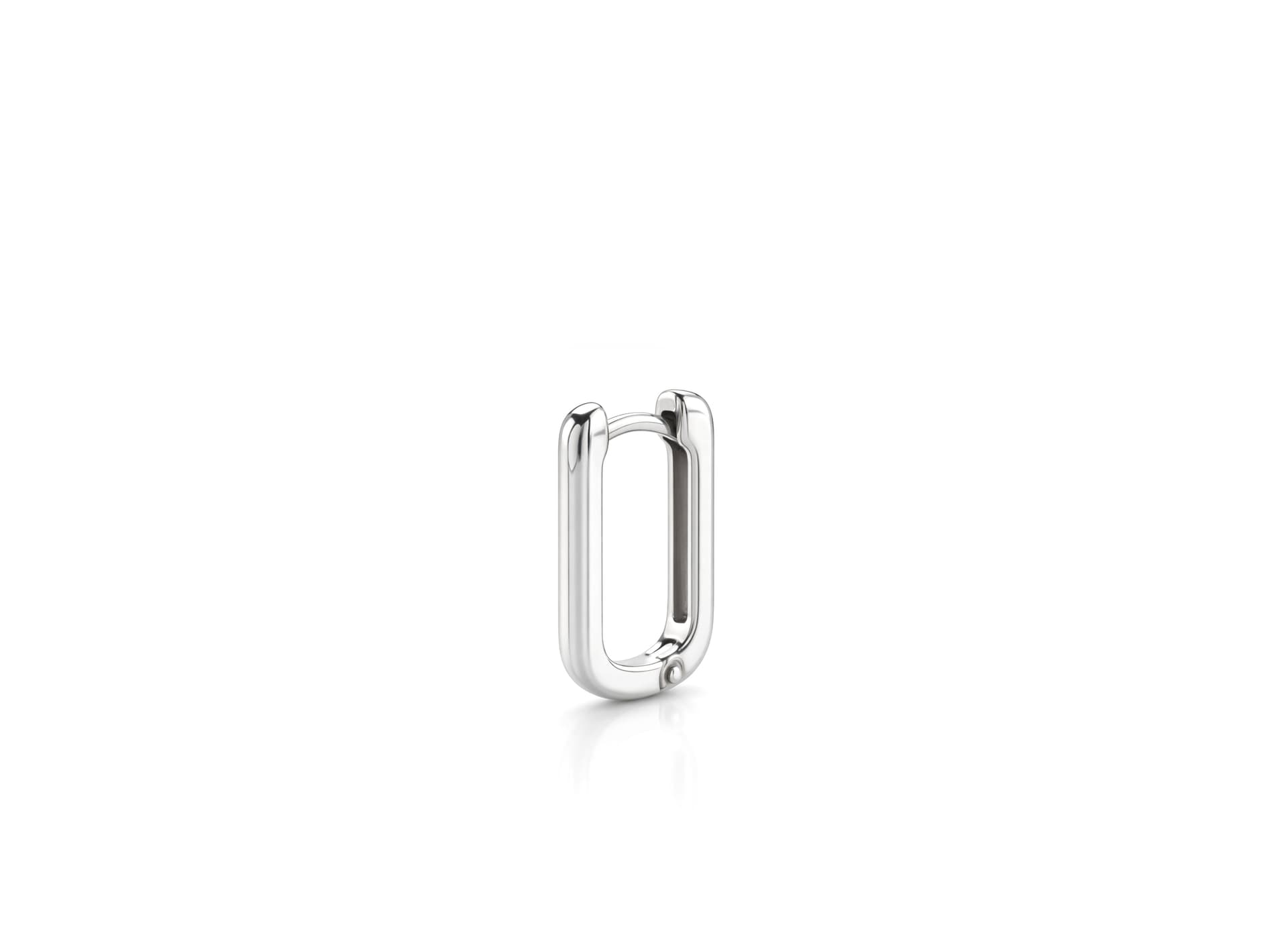 Серьги из серебра 925 без вставки