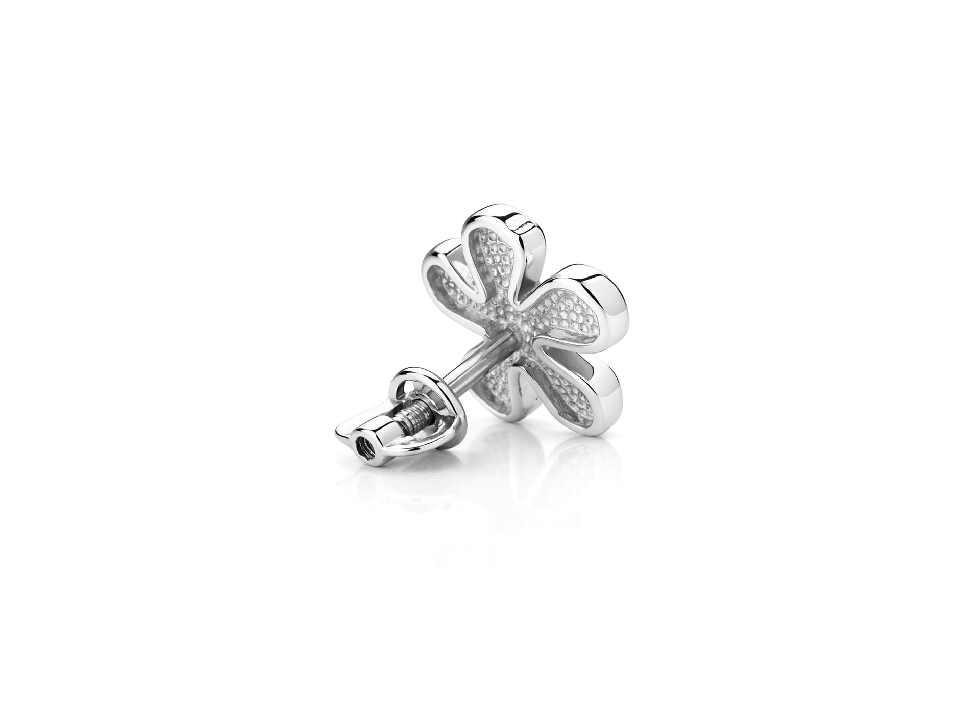 Серьги из серебра 925 без вставки