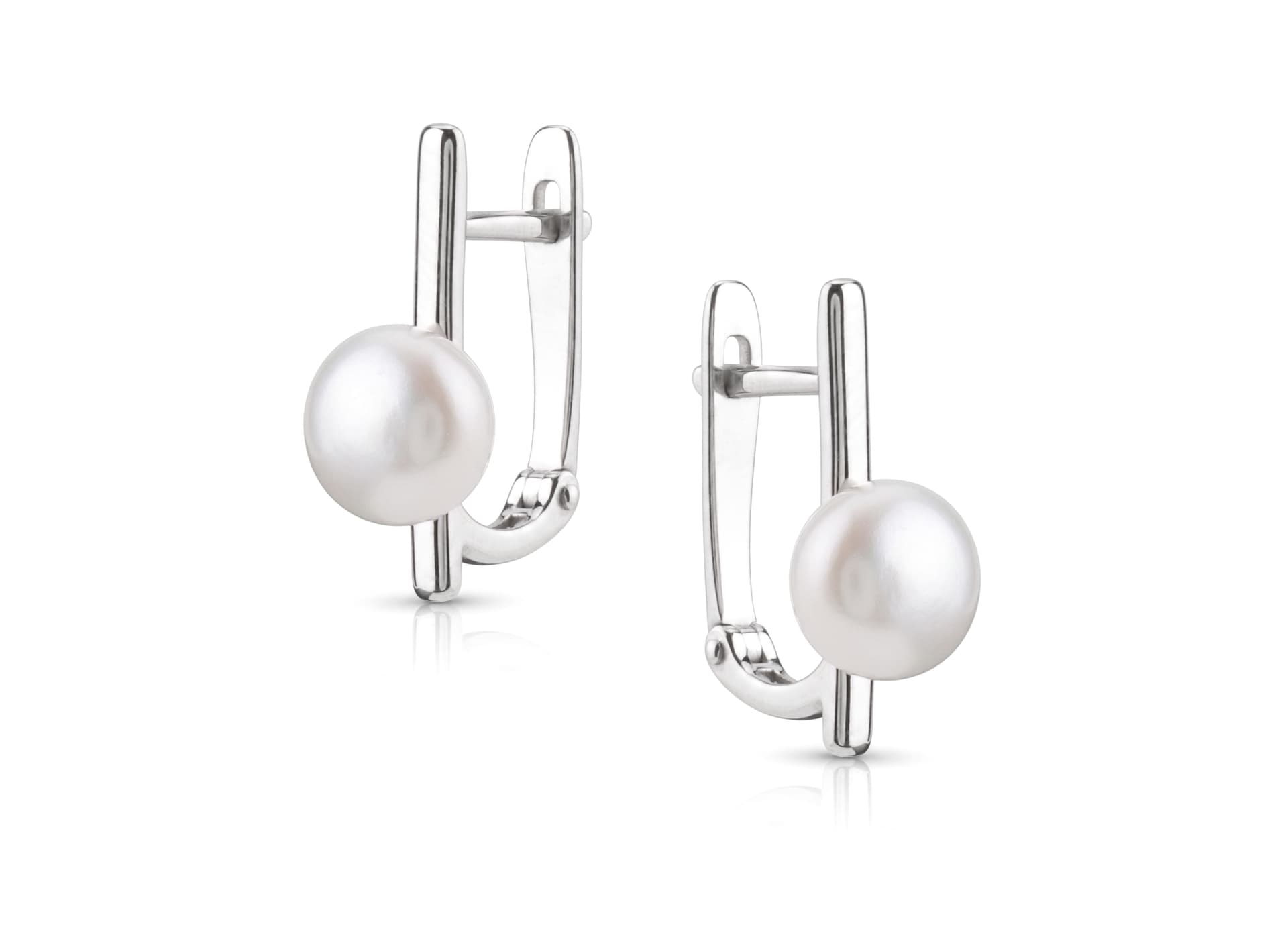 Серьги из золота 585 с жемчугом