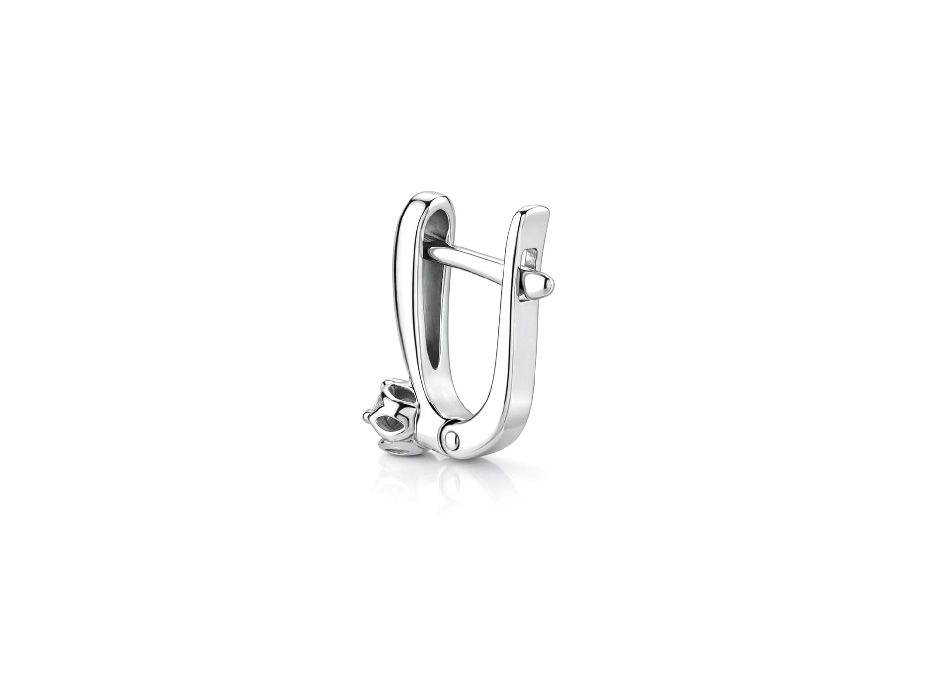 Серьги из золота 585 с бриллиантами