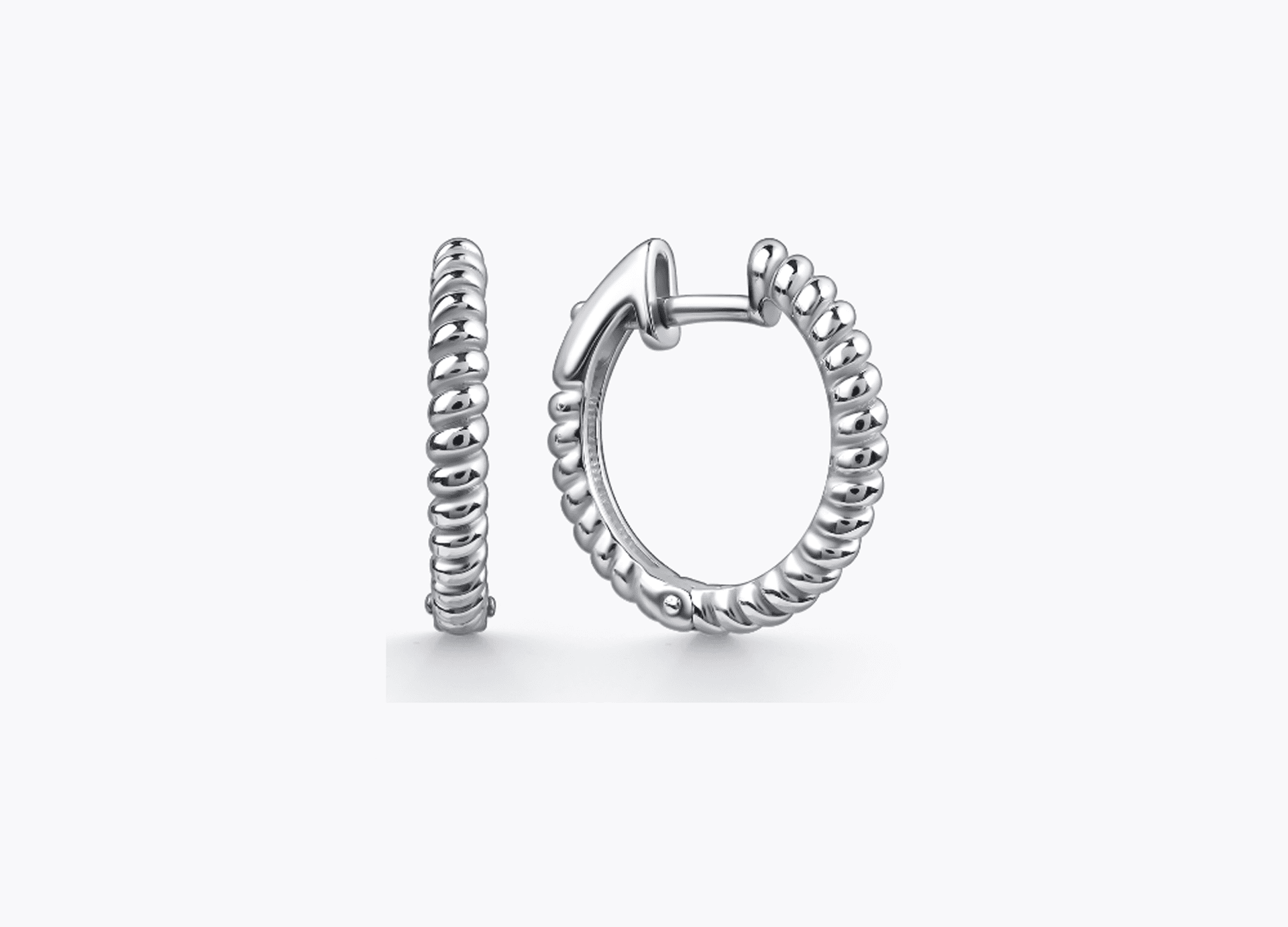 Серьги из серебра 925 без вставки