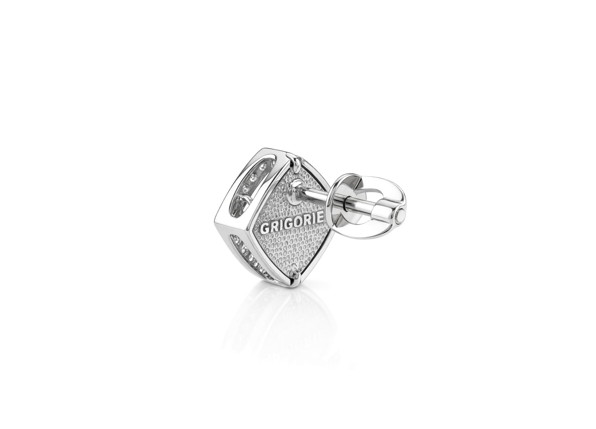 Серьги из золота 585 с бриллиантом