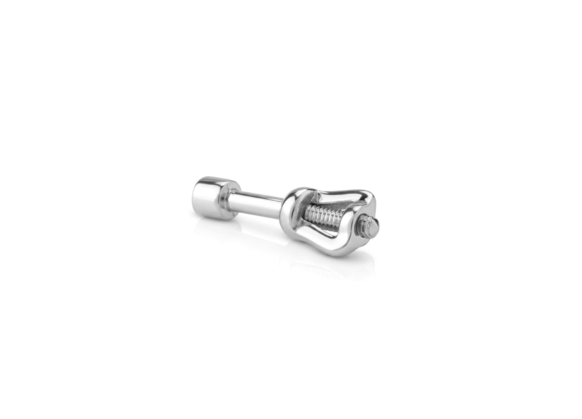 Серьги из золота 585 с бриллиантом