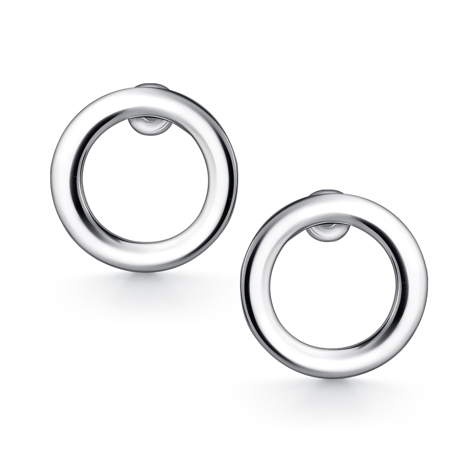 Серьги из серебра 925 без вставки