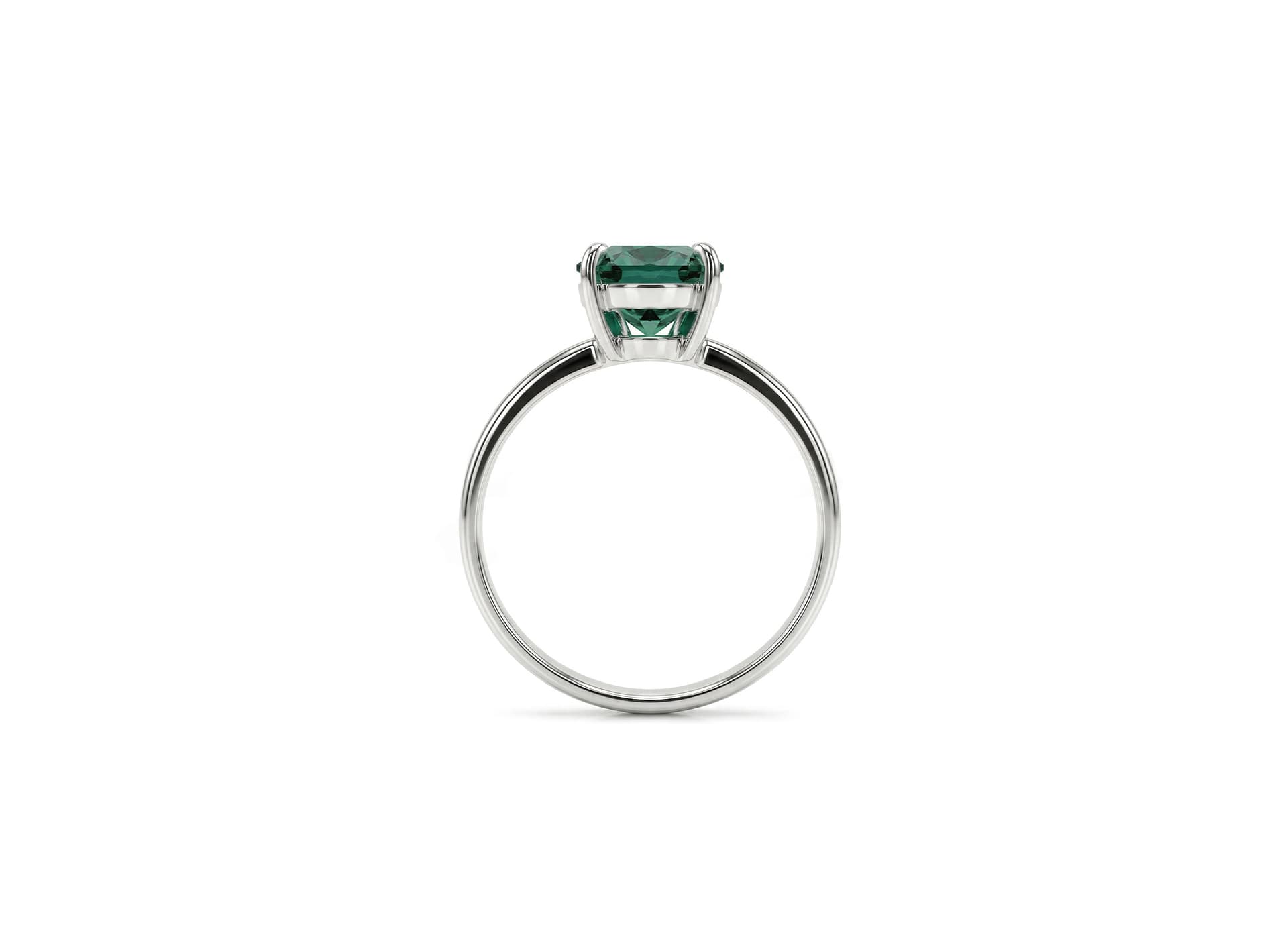 Кольцо из серебра 925 с празиолитами